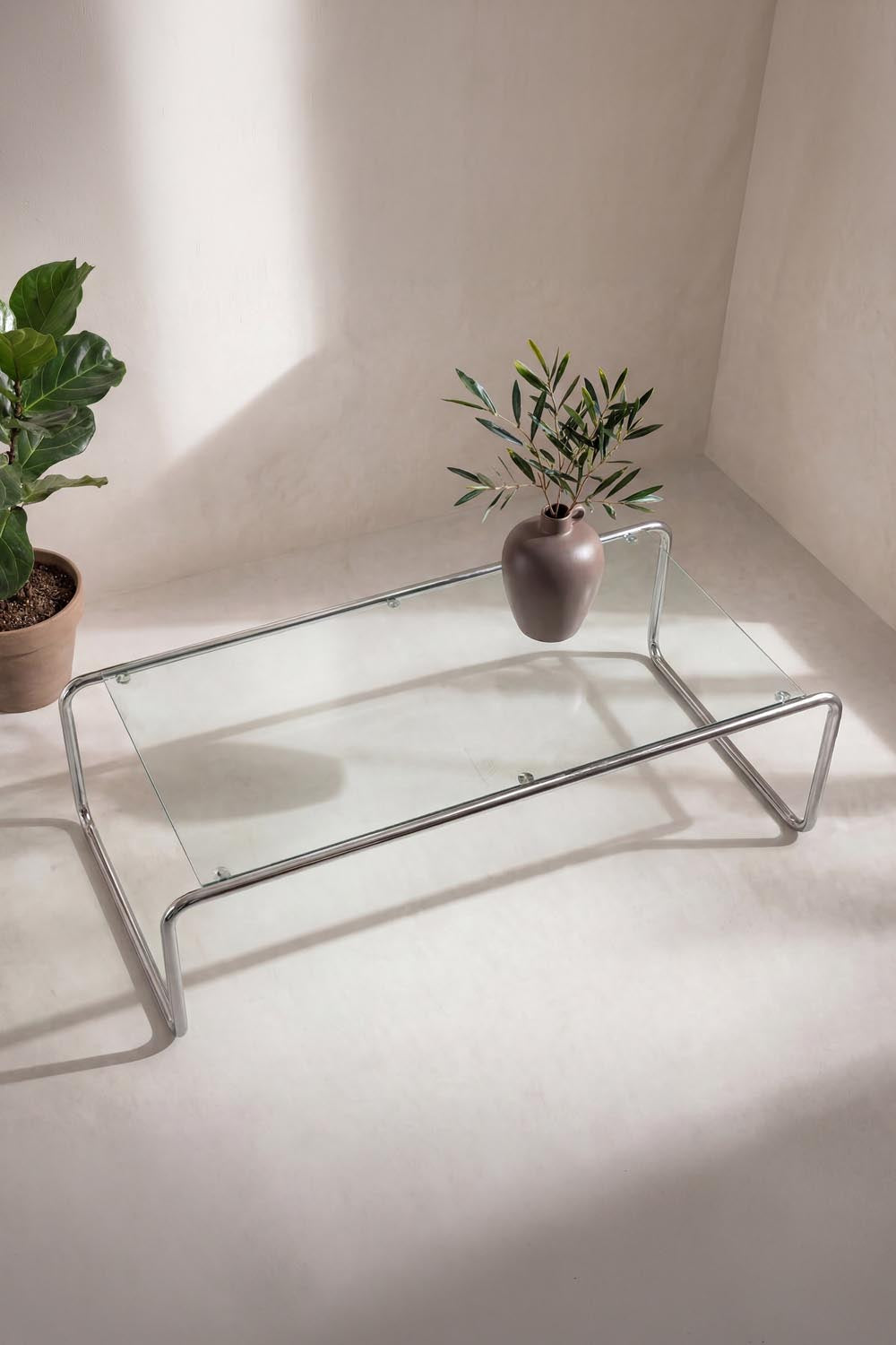 Saturnus Sofatisch in Klar präsentiert im Onlineshop von KAQTU Design AG. Beistelltisch ist von Venture Home