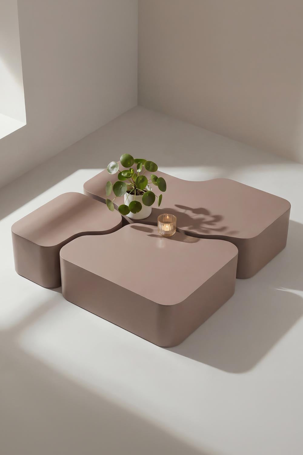 Nordland Sofa-Tisch in Braun präsentiert im Onlineshop von KAQTU Design AG. Beistelltisch ist von Venture Home