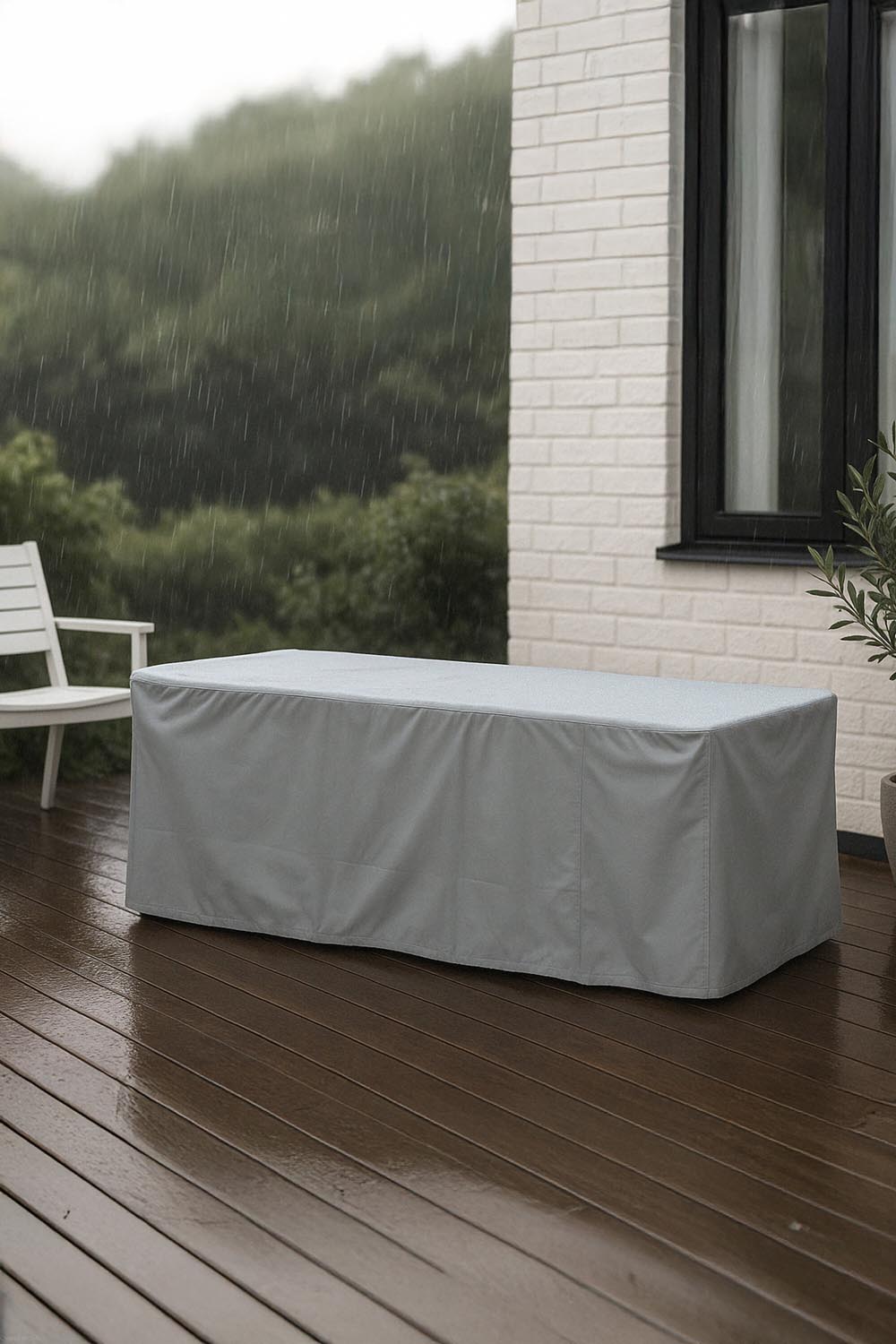 Klas Möbel-Cover in Grau präsentiert im Onlineshop von KAQTU Design AG. Outdoor-Accessoire ist von Venture Home