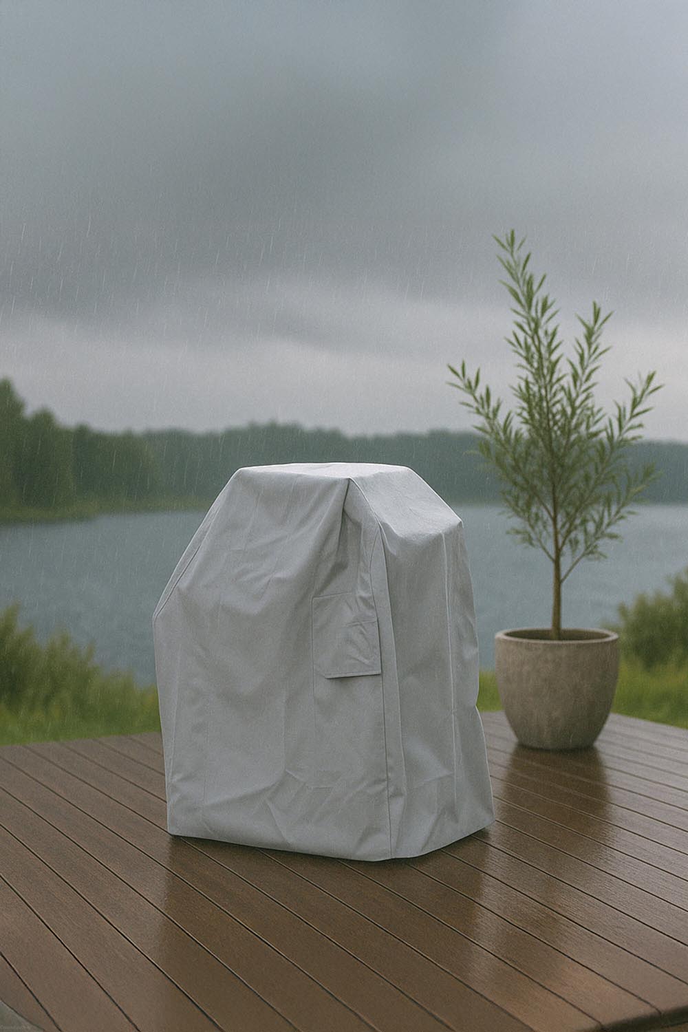Klas Möbel-Cover in Grau präsentiert im Onlineshop von KAQTU Design AG. Outdoor-Accessoire ist von Venture Home
