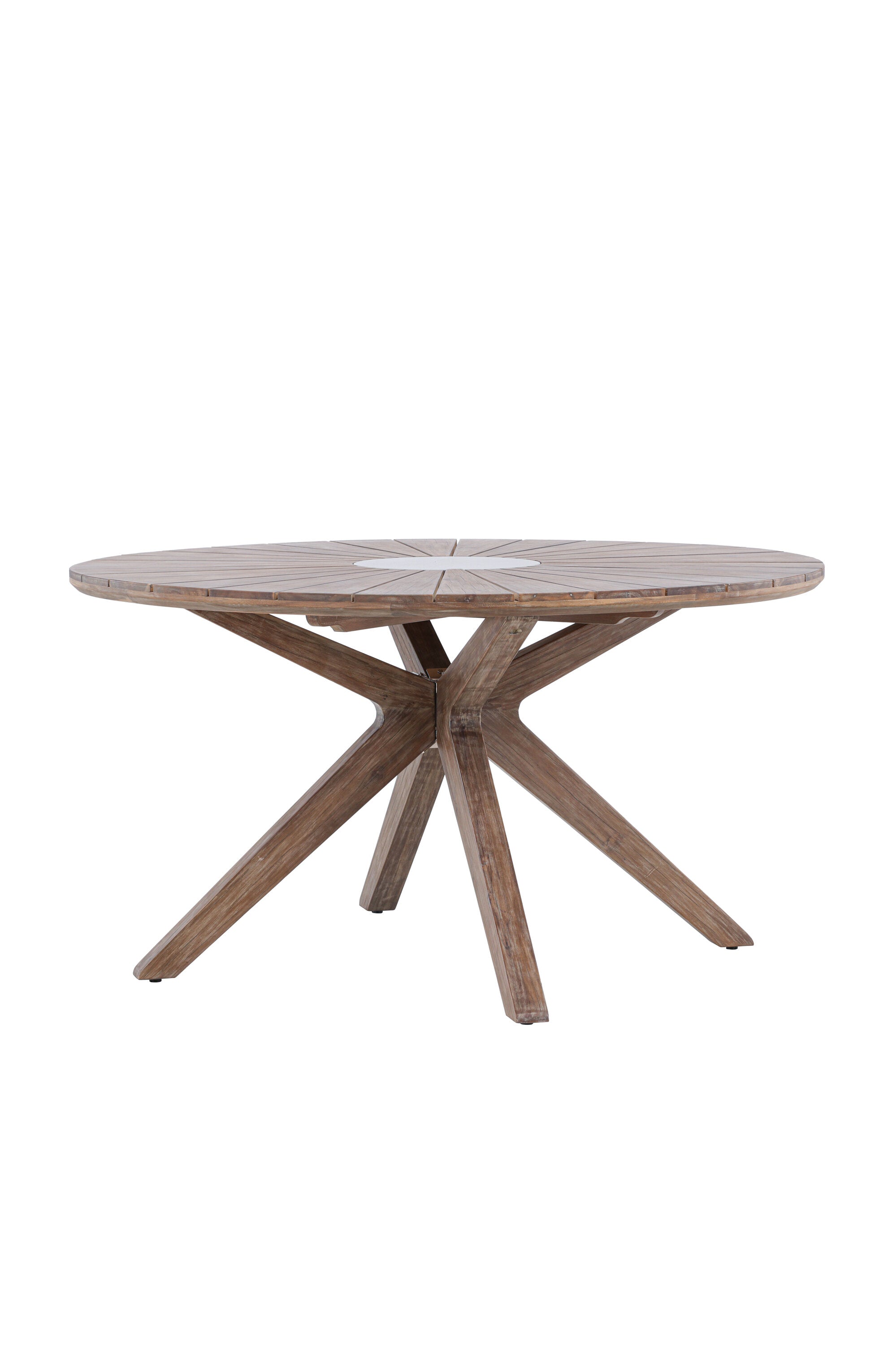 Rosario Gartentisch rund in Braun präsentiert im Onlineshop von KAQTU Design AG. Gartentisch ist von Venture Home