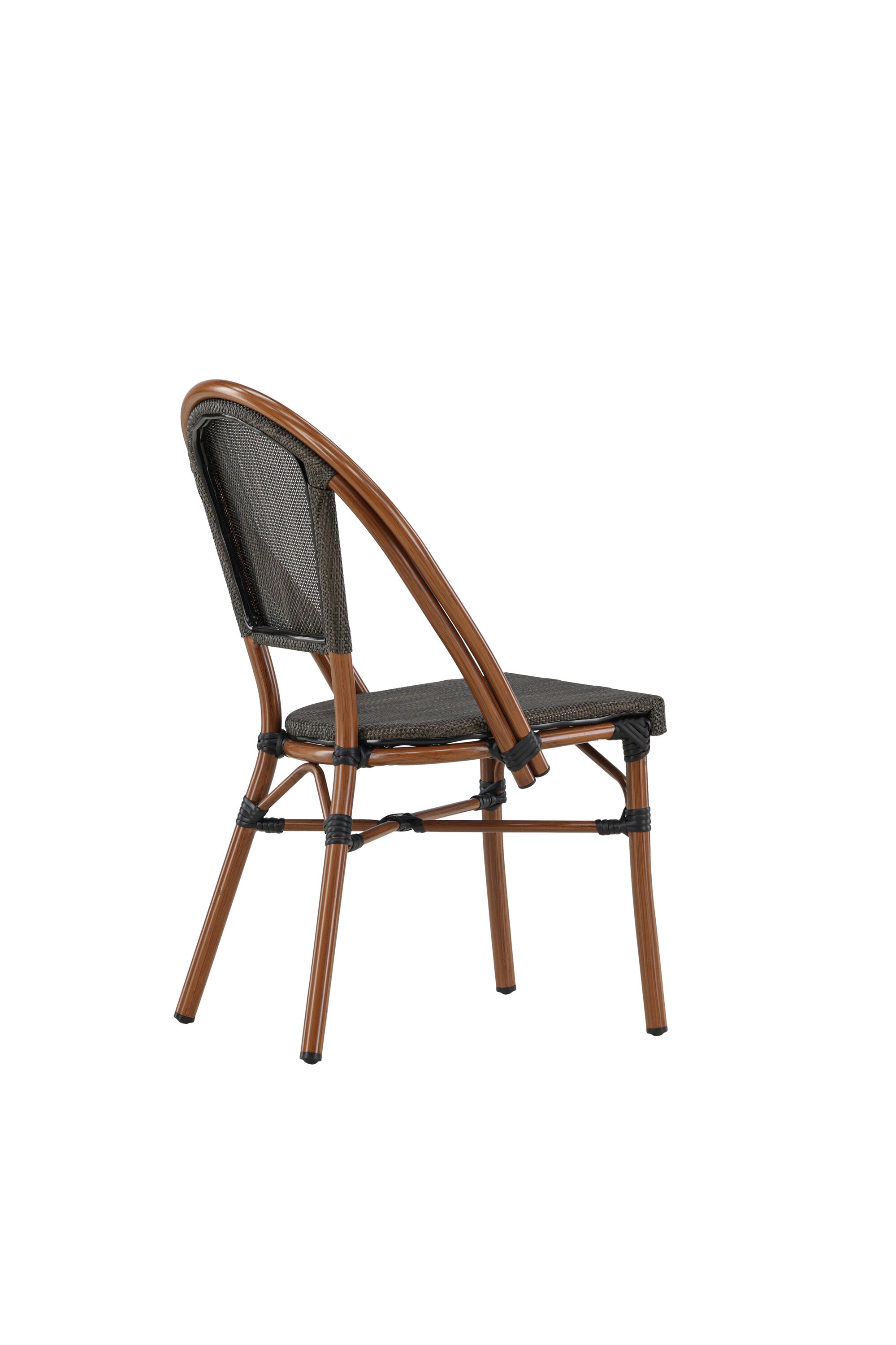 Guarda Cafe Stuhl in Schwarz Braun präsentiert im Onlineshop von KAQTU Design AG. Gartenstuhl mit Armlehnen ist von Venture Home