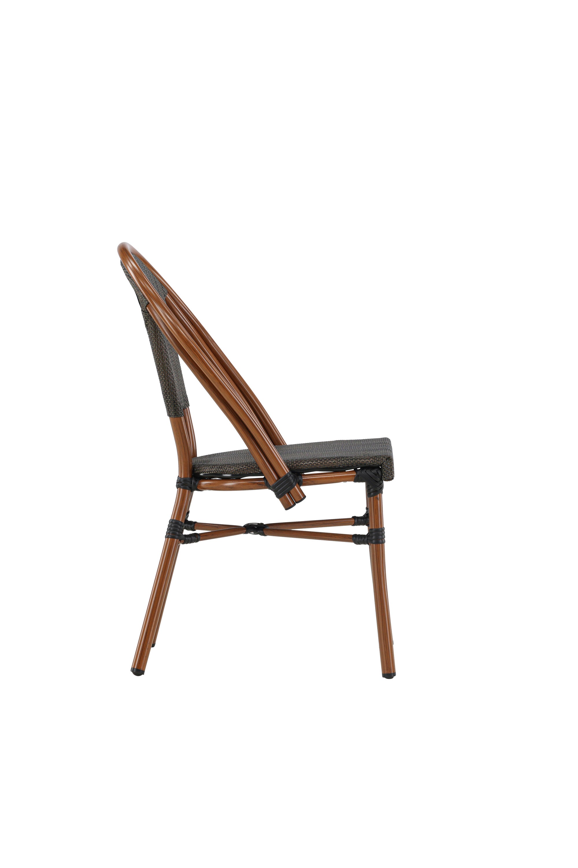 Guarda Cafe Stuhl in Schwarz Braun präsentiert im Onlineshop von KAQTU Design AG. Gartenstuhl mit Armlehnen ist von Venture Home