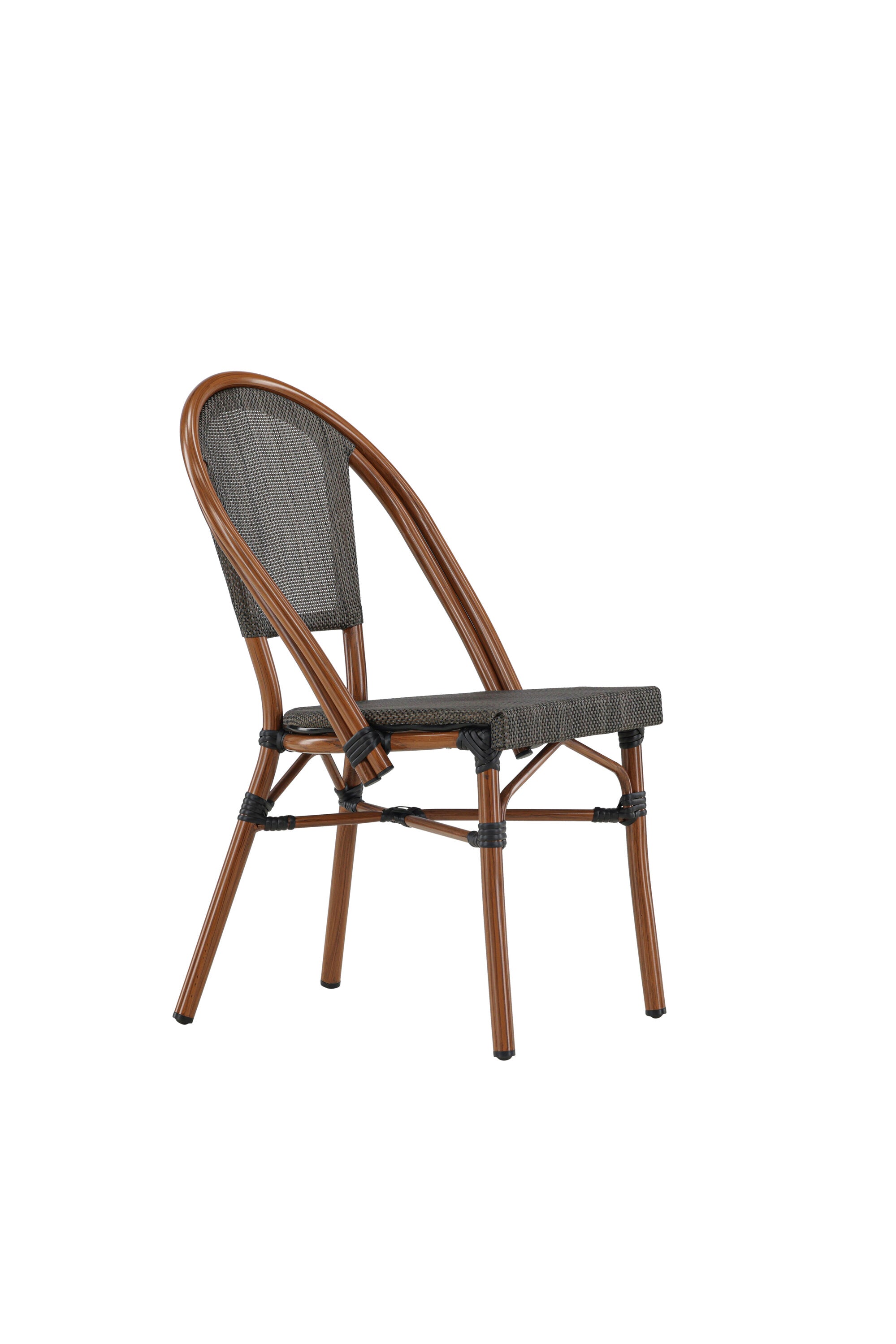 Guarda Cafe Stuhl in Schwarz Braun präsentiert im Onlineshop von KAQTU Design AG. Gartenstuhl mit Armlehnen ist von Venture Home
