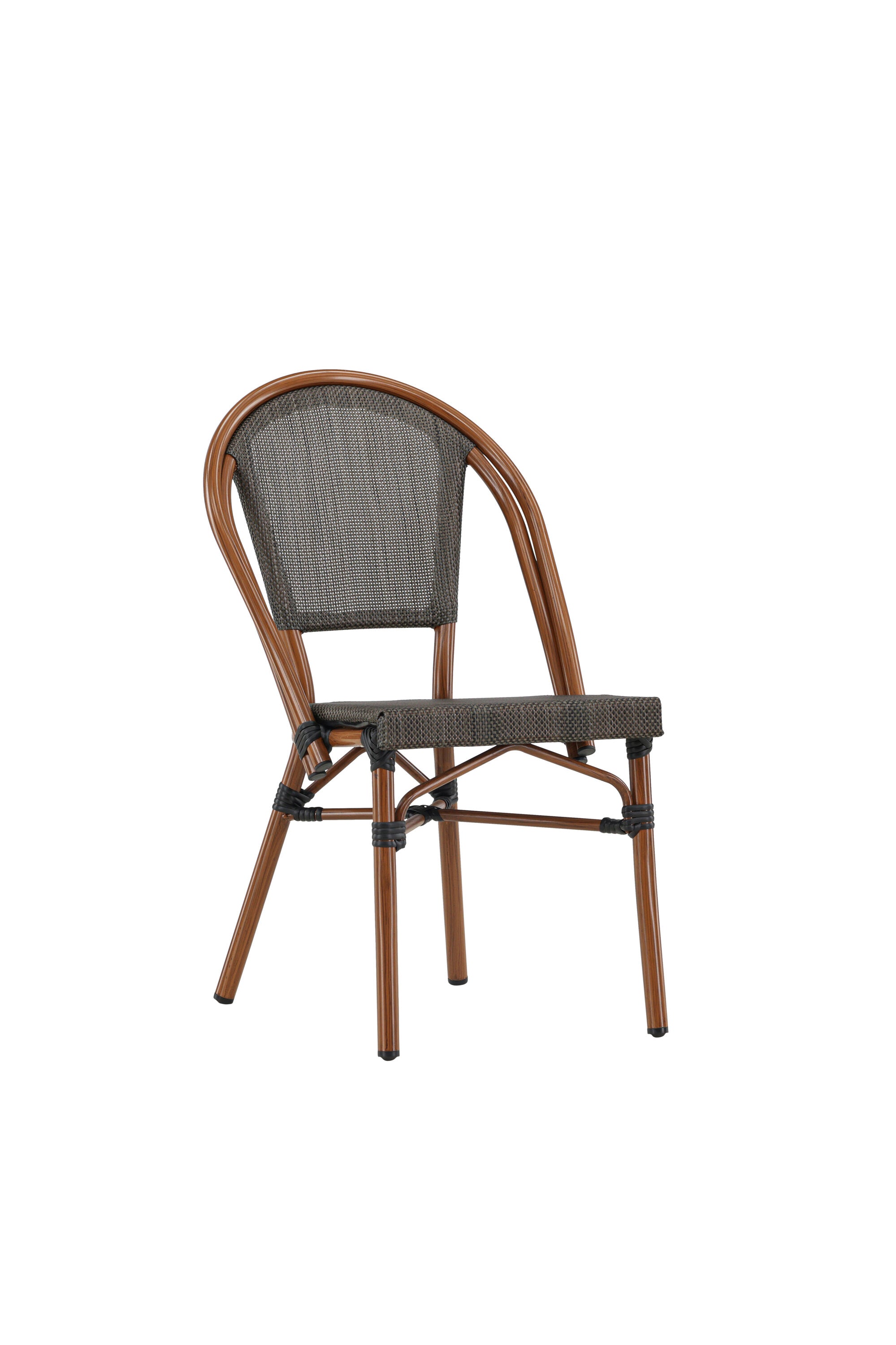 Guarda Cafe Stuhl in Schwarz Braun präsentiert im Onlineshop von KAQTU Design AG. Gartenstuhl mit Armlehnen ist von Venture Home