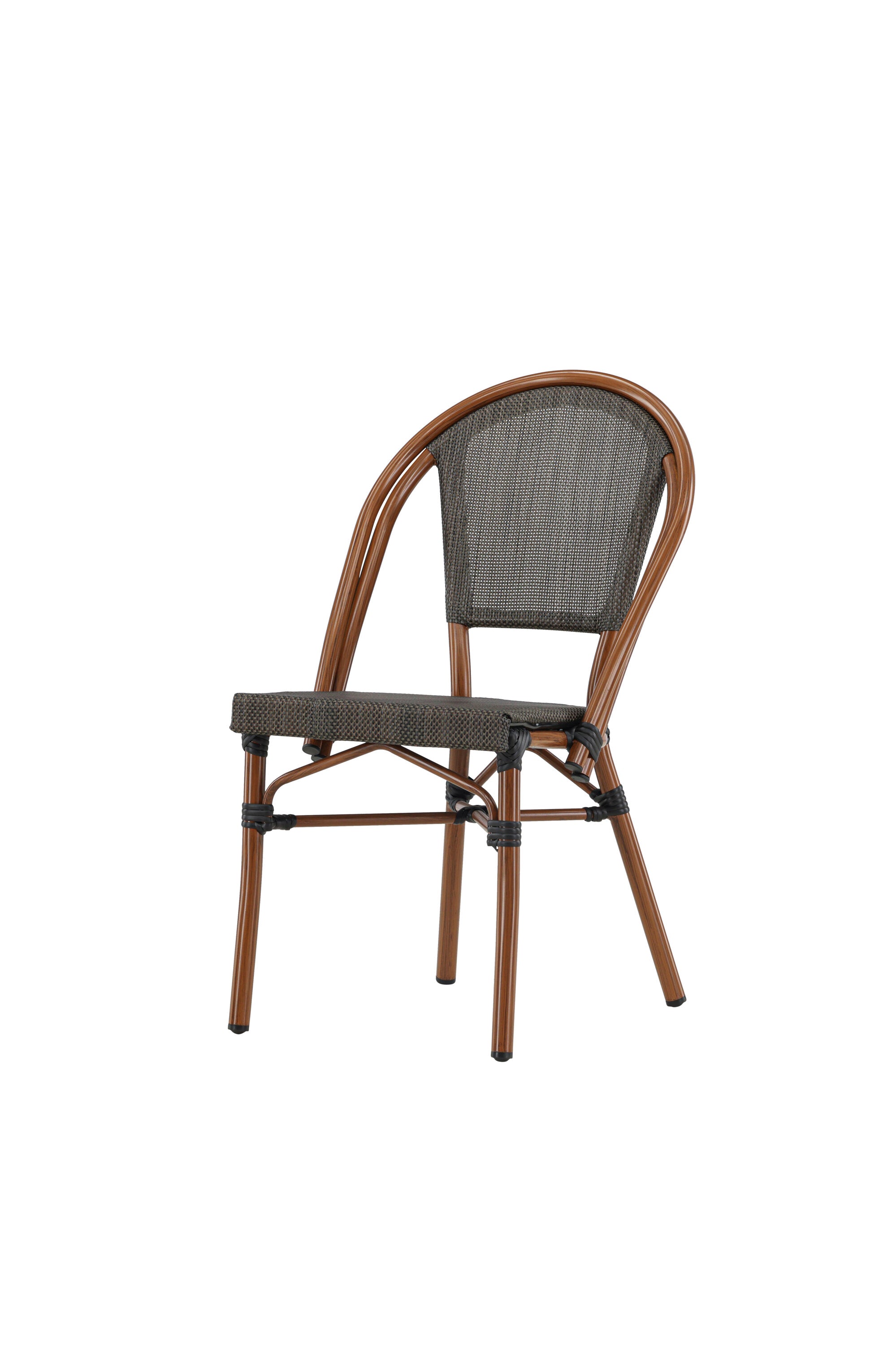 Guarda Cafe Stuhl in Schwarz Braun präsentiert im Onlineshop von KAQTU Design AG. Gartenstuhl mit Armlehnen ist von Venture Home