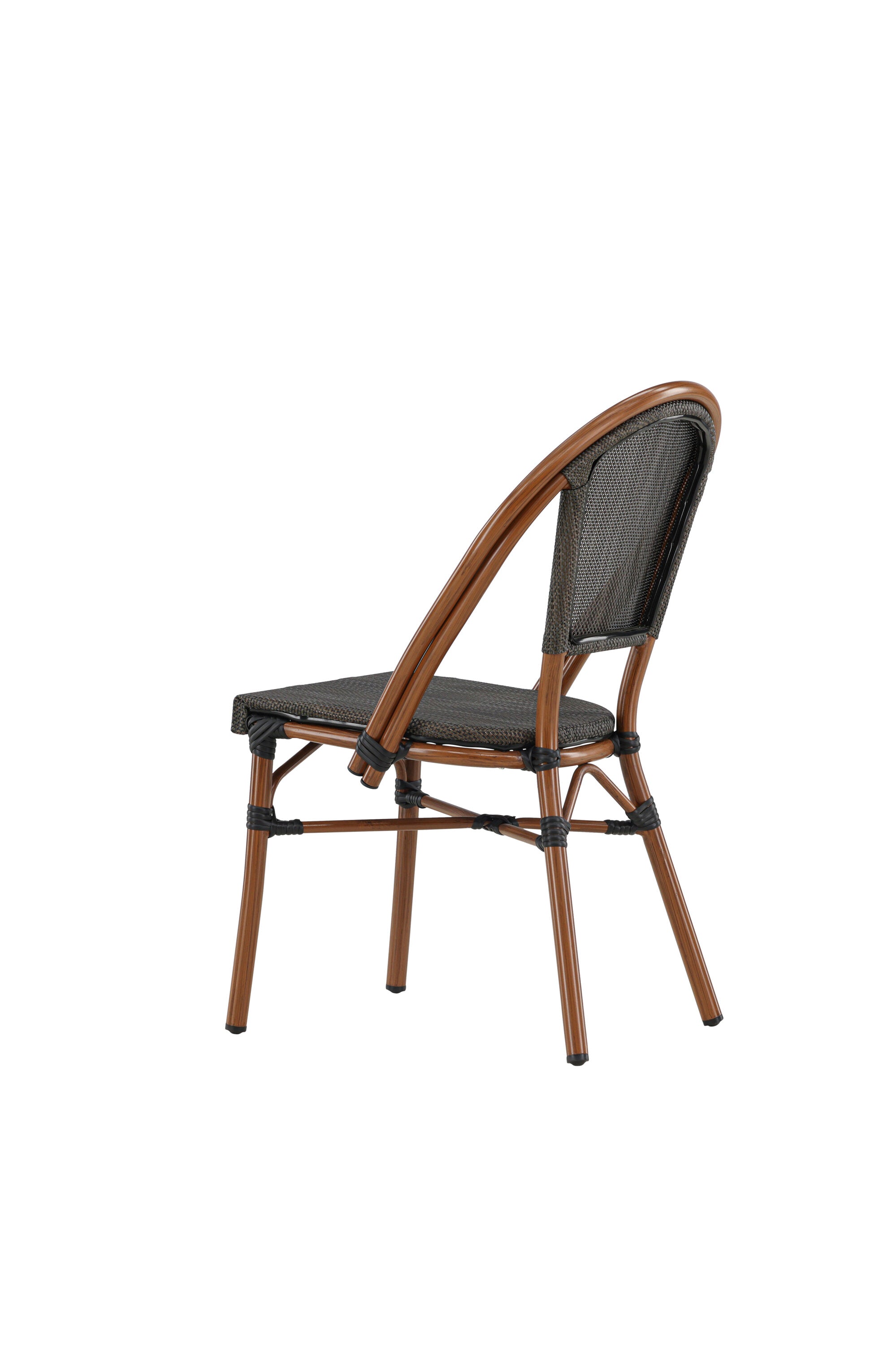 Guarda Cafe Stuhl in Schwarz Braun präsentiert im Onlineshop von KAQTU Design AG. Gartenstuhl mit Armlehnen ist von Venture Home