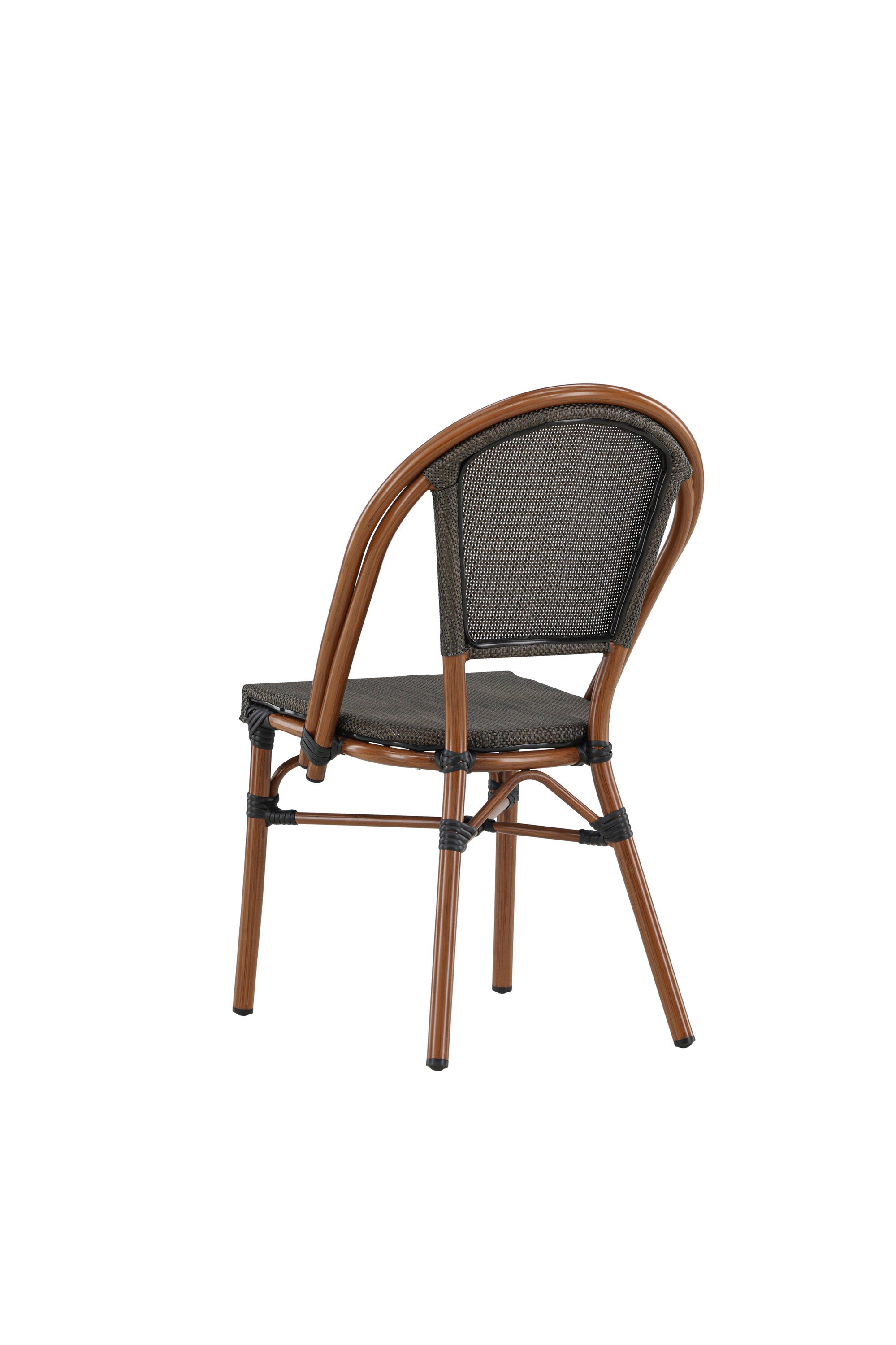 Guarda Cafe Stuhl in Schwarz Braun präsentiert im Onlineshop von KAQTU Design AG. Gartenstuhl mit Armlehnen ist von Venture Home