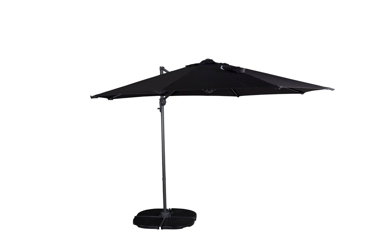 Leeds Sonnenschirm in Schwarz präsentiert im Onlineshop von KAQTU Design AG. Sonnenschirm ist von Venture Home