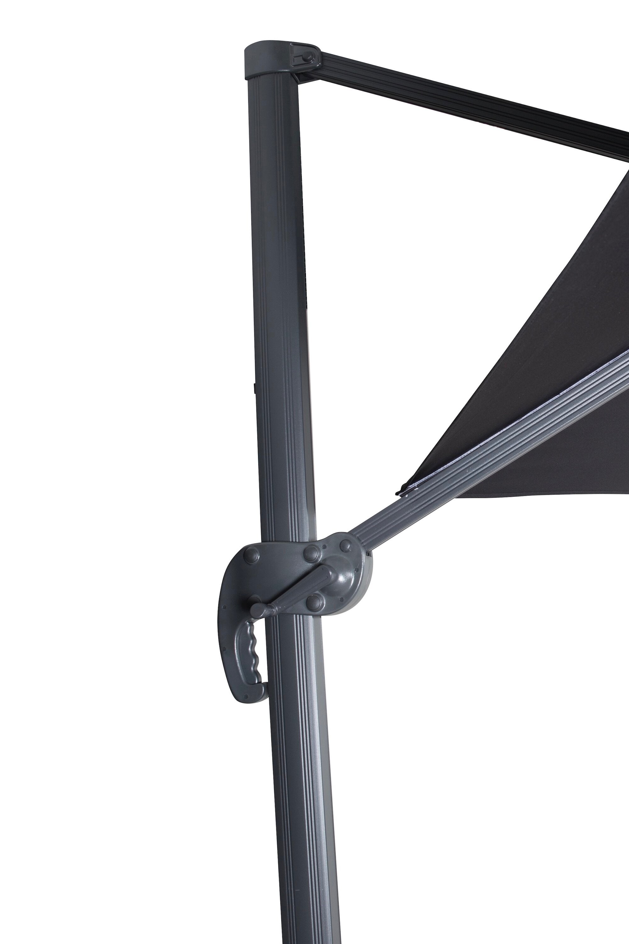 Leeds Sonnenschirm in Schwarz präsentiert im Onlineshop von KAQTU Design AG. Sonnenschirm ist von Venture Home