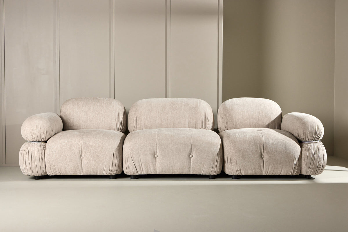 Mika Sofa-Modul in Beige präsentiert im Onlineshop von KAQTU Design AG. Modulares Sofa ist von Venture Home