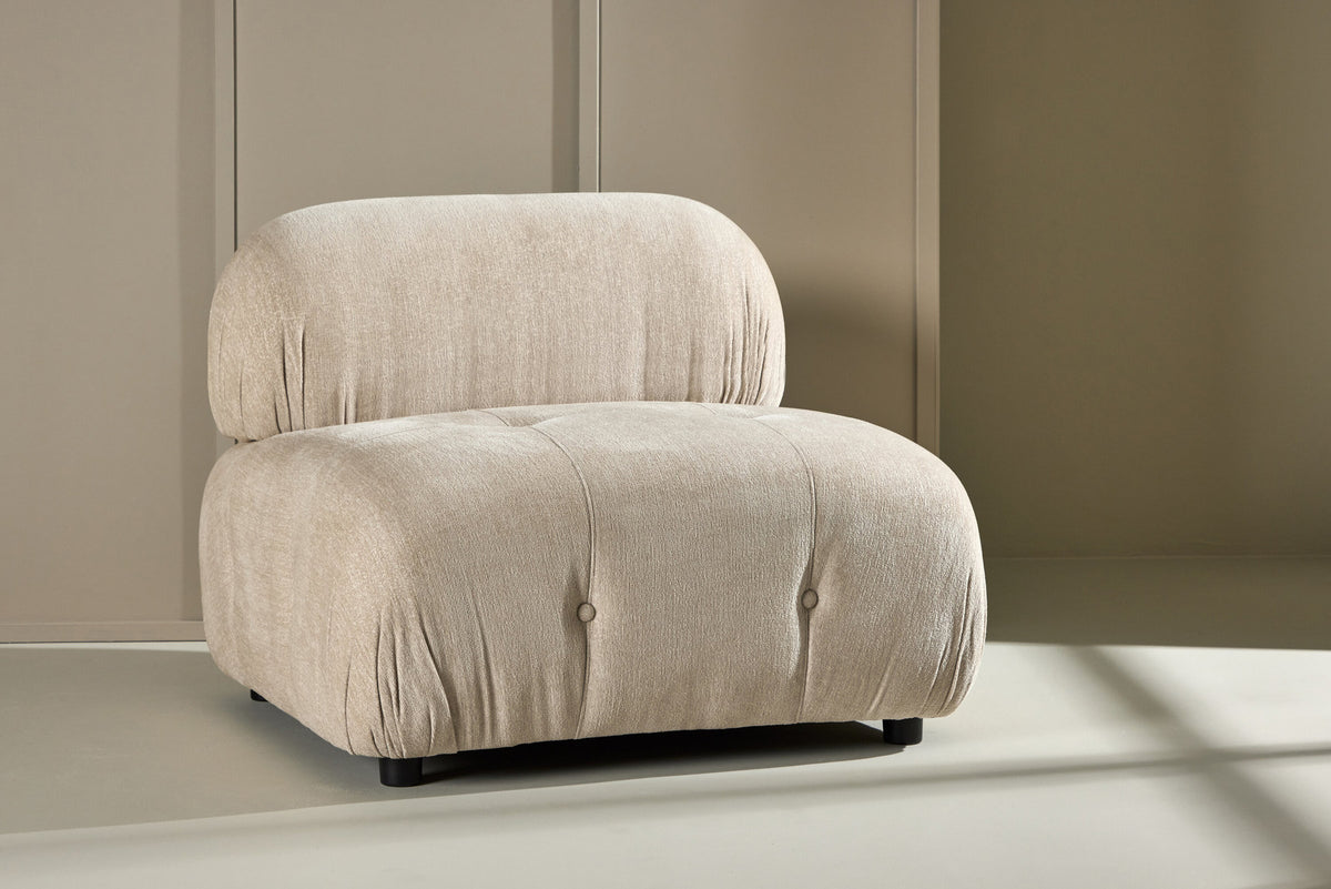 Mika Sofa-Modul in Beige präsentiert im Onlineshop von KAQTU Design AG. Modulares Sofa ist von Venture Home