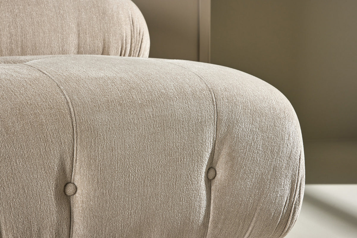 Mika Sofa-Modul in Beige präsentiert im Onlineshop von KAQTU Design AG. Modulares Sofa ist von Venture Home