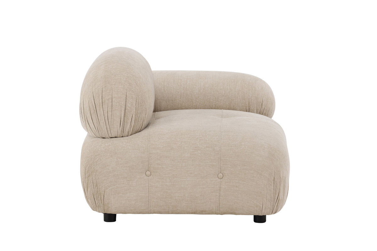 Mika Sofa-Modul in Beige präsentiert im Onlineshop von KAQTU Design AG. Modulares Sofa ist von Venture Home