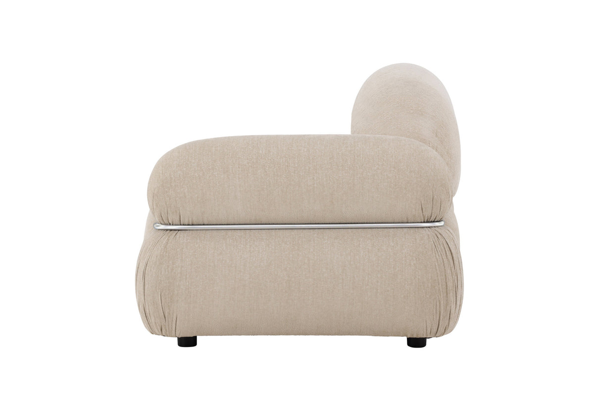 Mika Sofa-Modul in Beige präsentiert im Onlineshop von KAQTU Design AG. Modulares Sofa ist von Venture Home