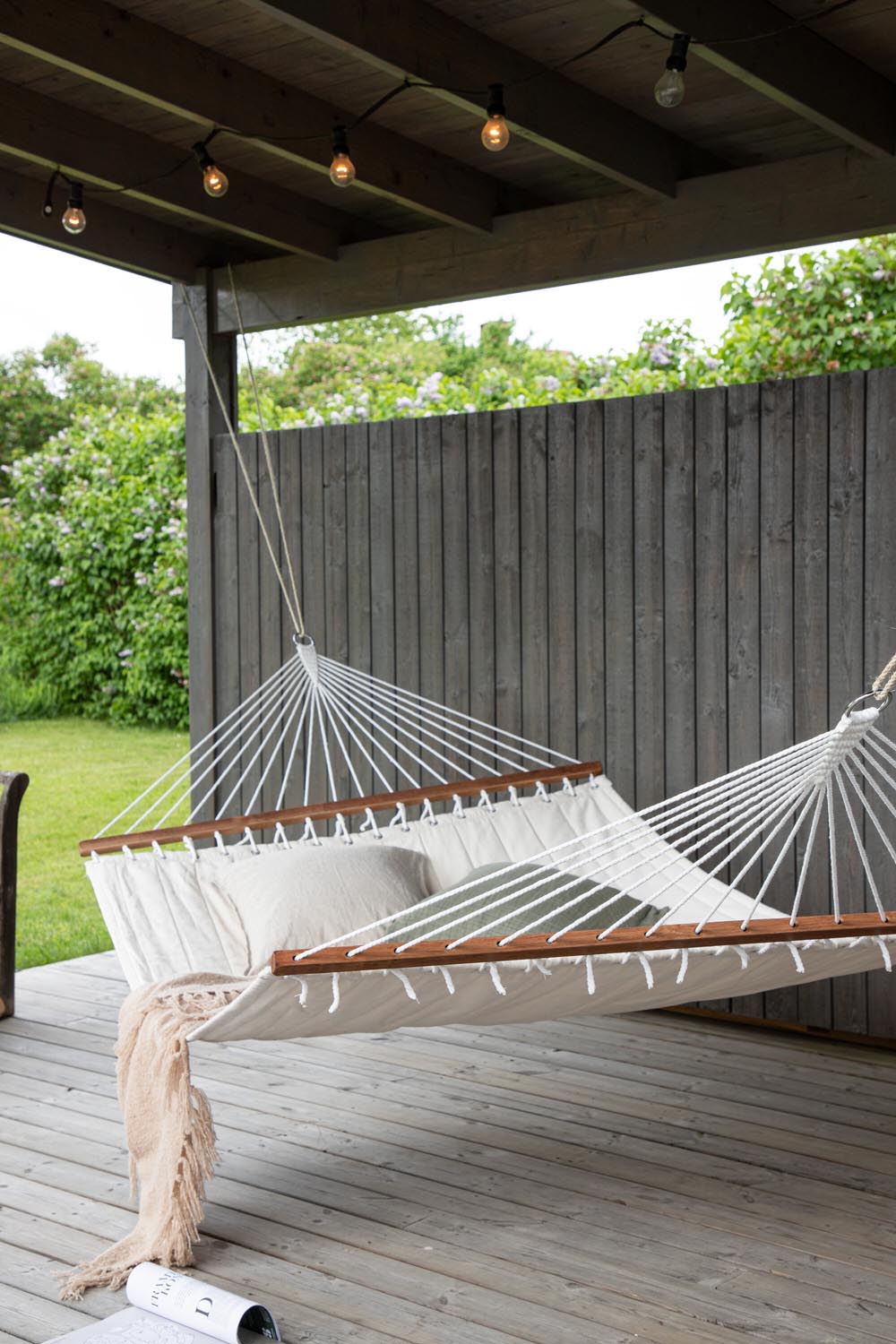 Marbella Hängematte in Cremefarben präsentiert im Onlineshop von KAQTU Design AG. Hängematte ist von Venture Home