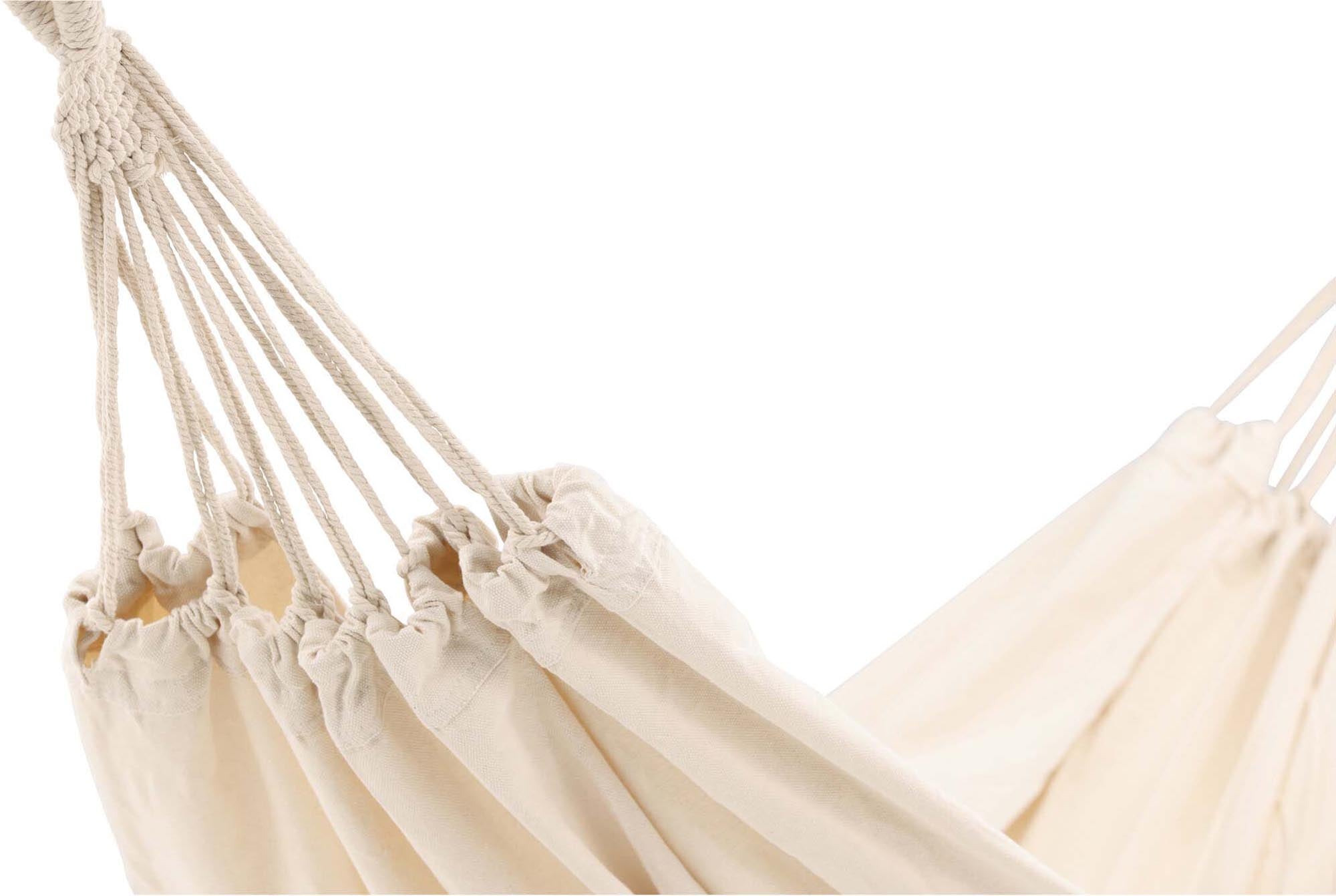Marbella Hängematte in Cremefarben präsentiert im Onlineshop von KAQTU Design AG. Hängematte ist von Venture Home