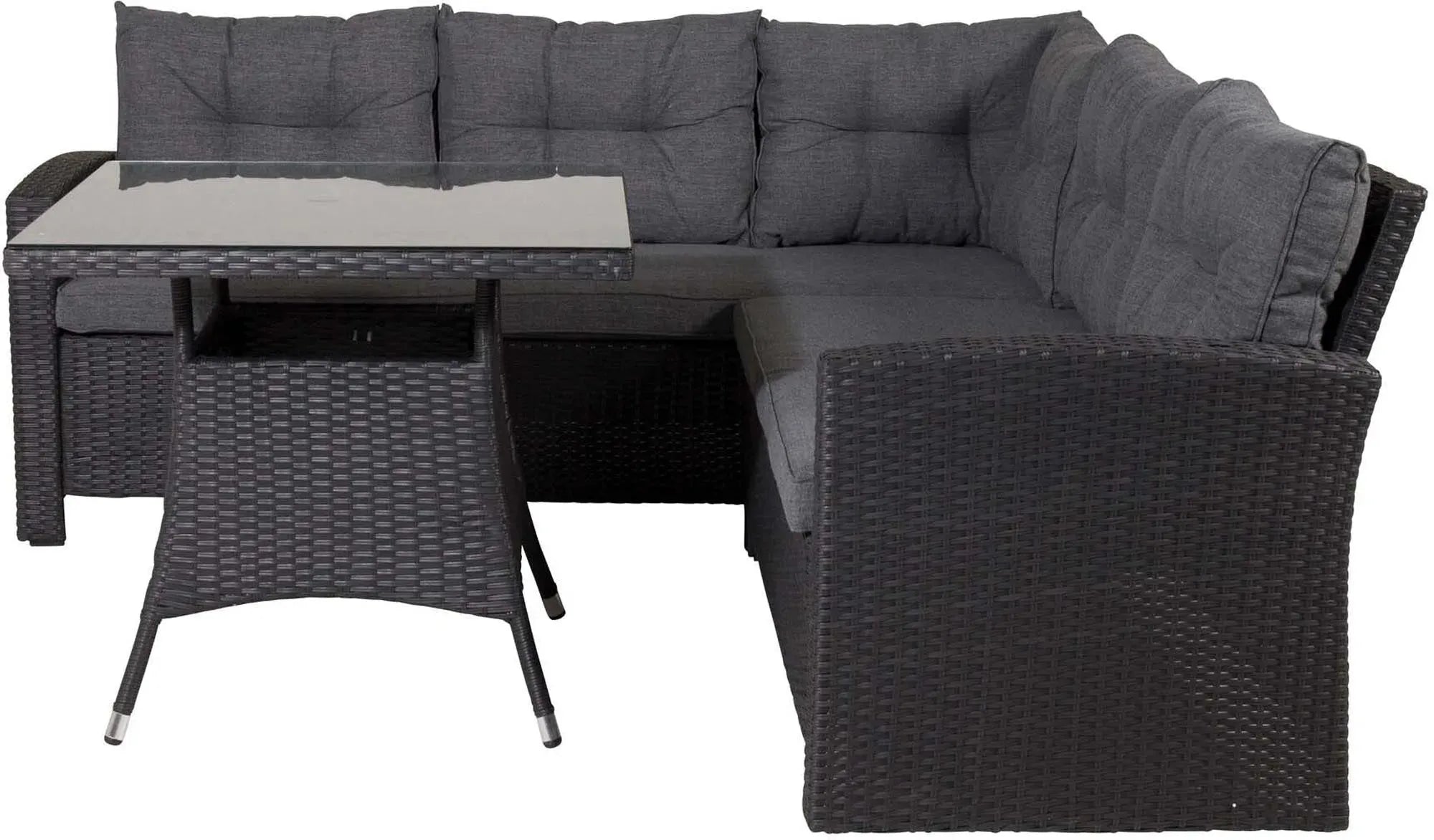 Robustes Watford Ecksofa 80cm: Perfekt für Outdoor-Entspannung.