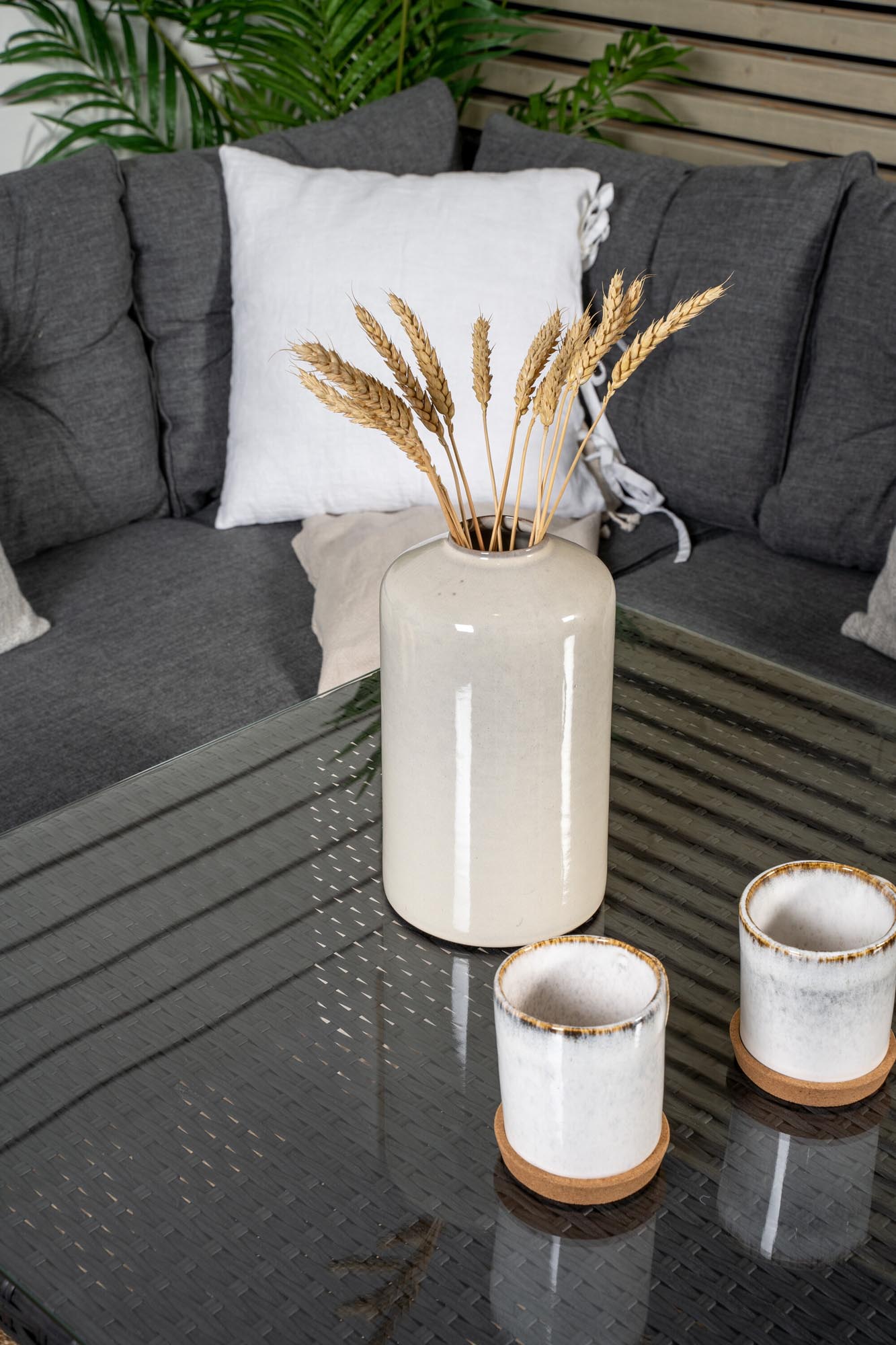 Watford Ecksofa Outdoorset 80cm in Schwarz präsentiert im Onlineshop von KAQTU Design AG. Loungeset ist von Venture Home