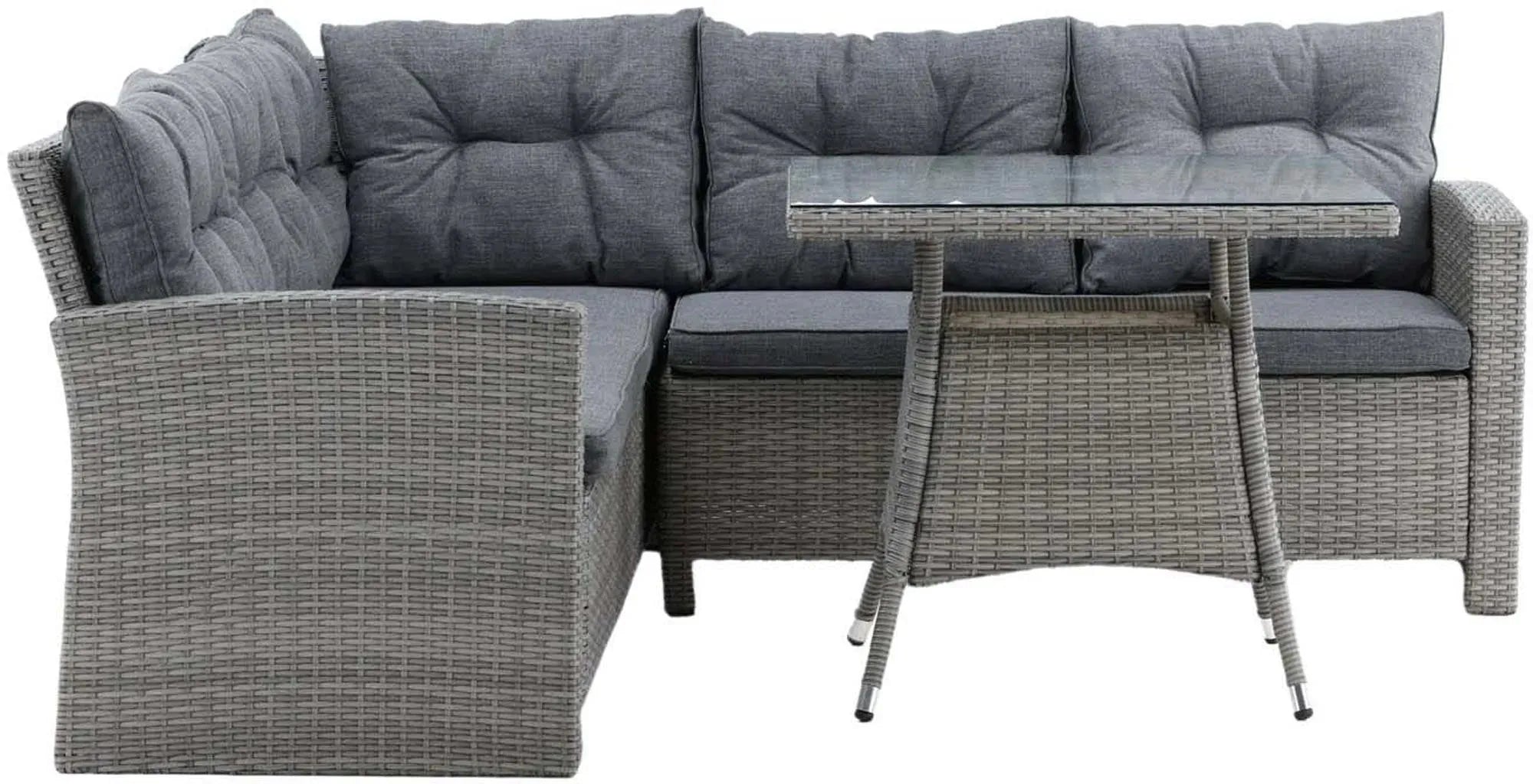 Elegantes Watford Ecksofa 80cm: Ideal für stilvolle Outdoor-Oasen.