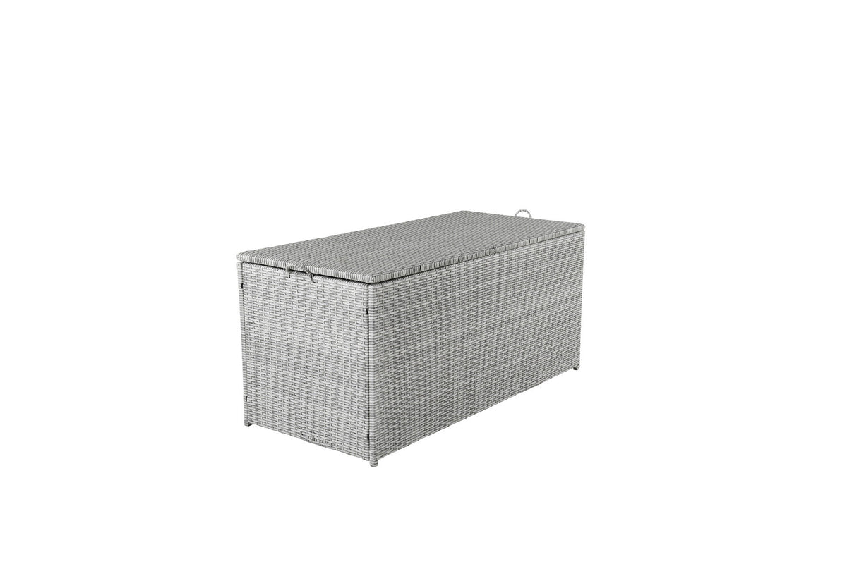 Londoner Kissenbox in Grau präsentiert im Onlineshop von KAQTU Design AG. Aufbewahrungsbox ist von Venture Home
