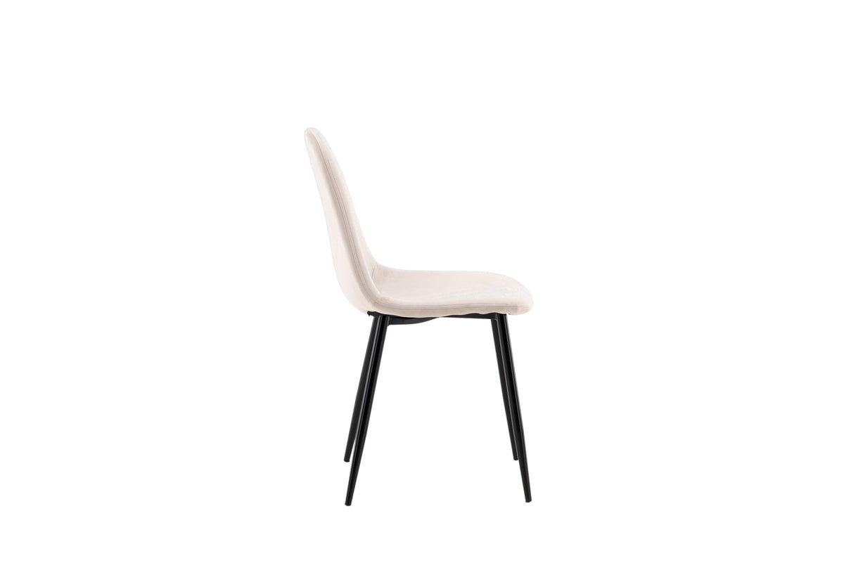 Polar Esszimmerstuhl in Beige präsentiert im Onlineshop von KAQTU Design AG. Stuhl ist von Venture Home