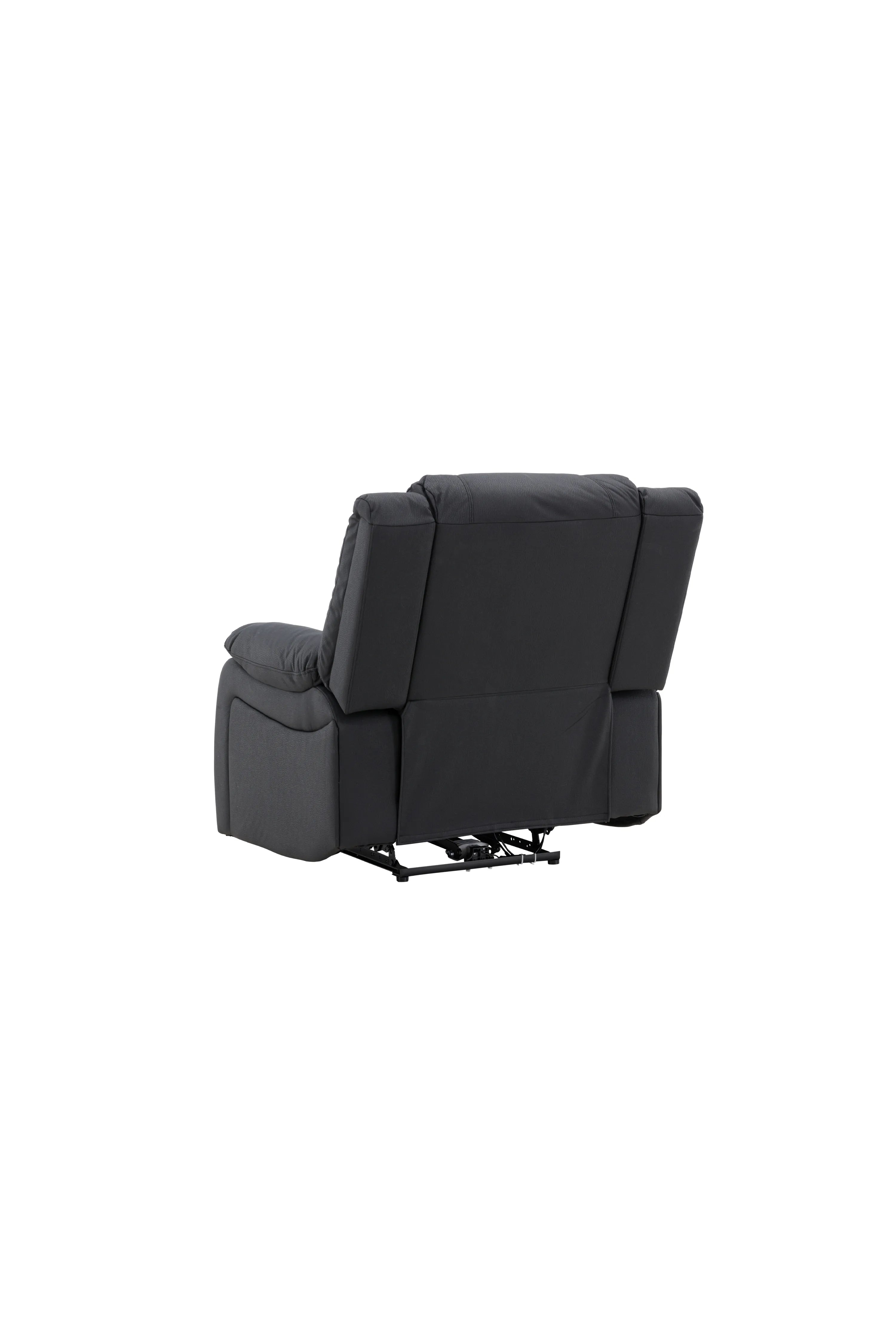 Liegestuhl in Schwarz präsentiert im Onlineshop von KAQTU Design AG. Gartenstuhl mit Armlehnen ist von Venture Home
