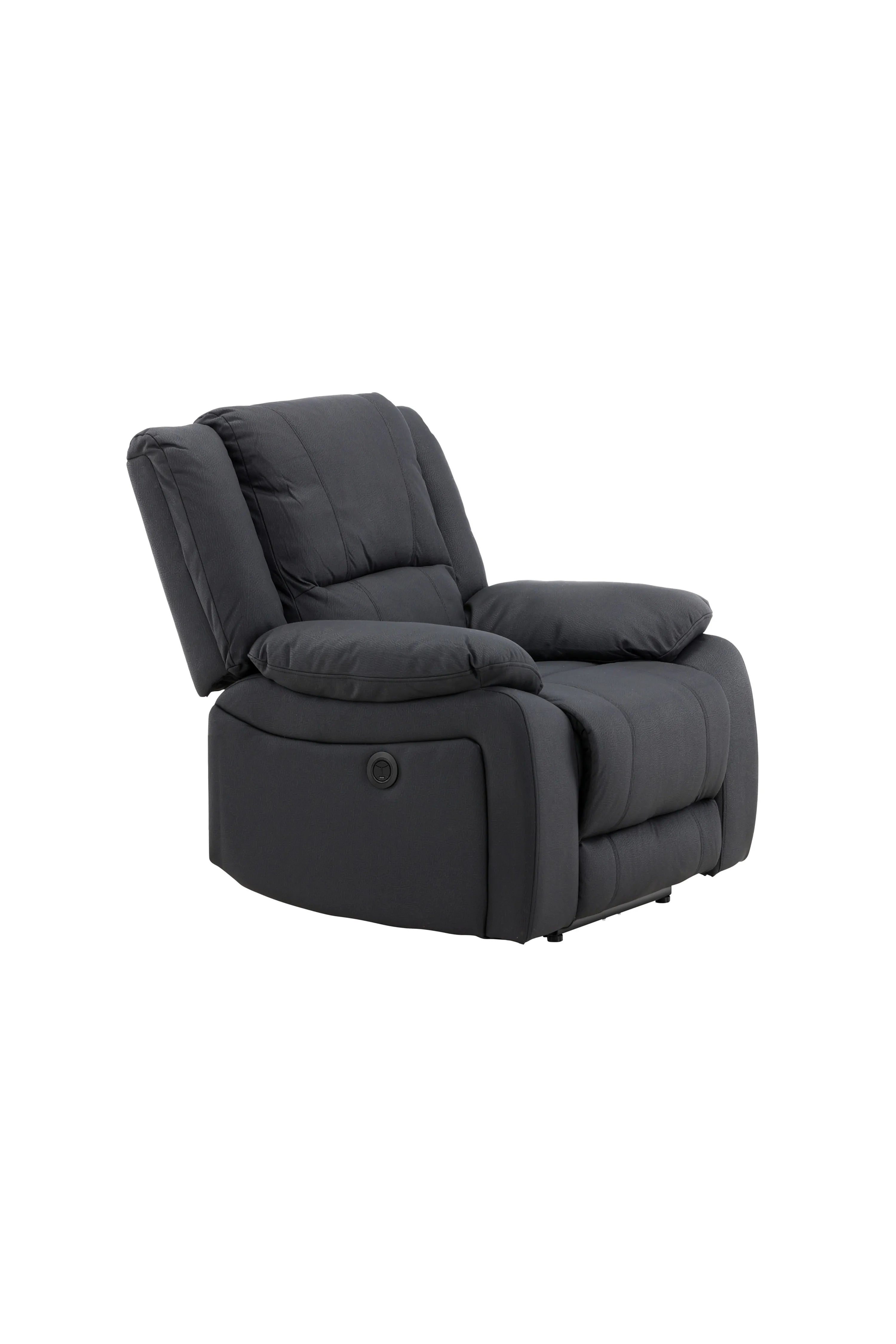 Liegestuhl in Schwarz präsentiert im Onlineshop von KAQTU Design AG. Gartenstuhl mit Armlehnen ist von Venture Home