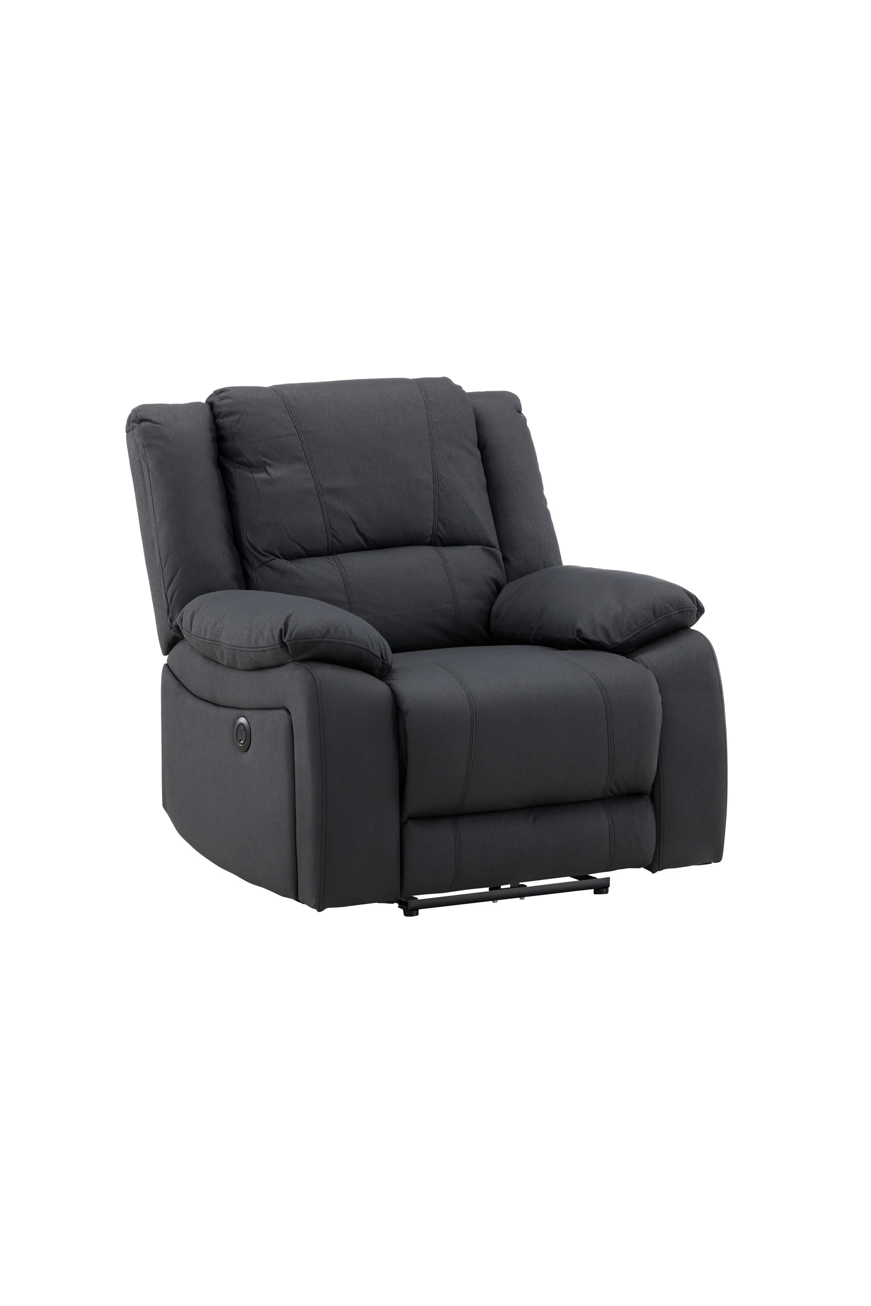Liegestuhl in Schwarz präsentiert im Onlineshop von KAQTU Design AG. Gartenstuhl mit Armlehnen ist von Venture Home