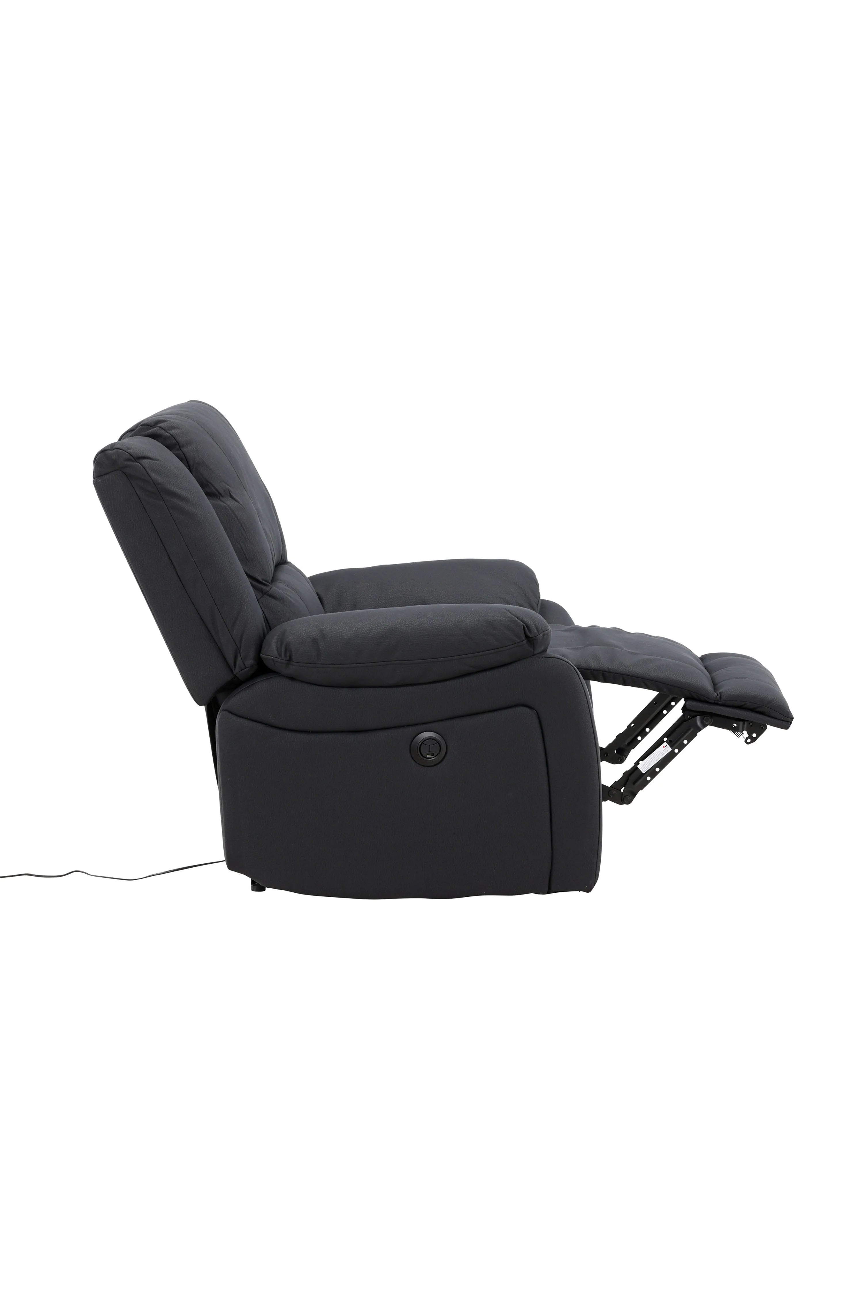 Liegestuhl in Schwarz präsentiert im Onlineshop von KAQTU Design AG. Gartenstuhl mit Armlehnen ist von Venture Home