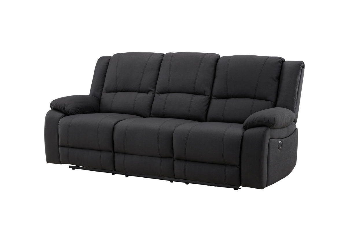 Singapore Relaxsessel Sofa in Schwarz präsentiert im Onlineshop von KAQTU Design AG. 3er Sofa ist von Venture Home