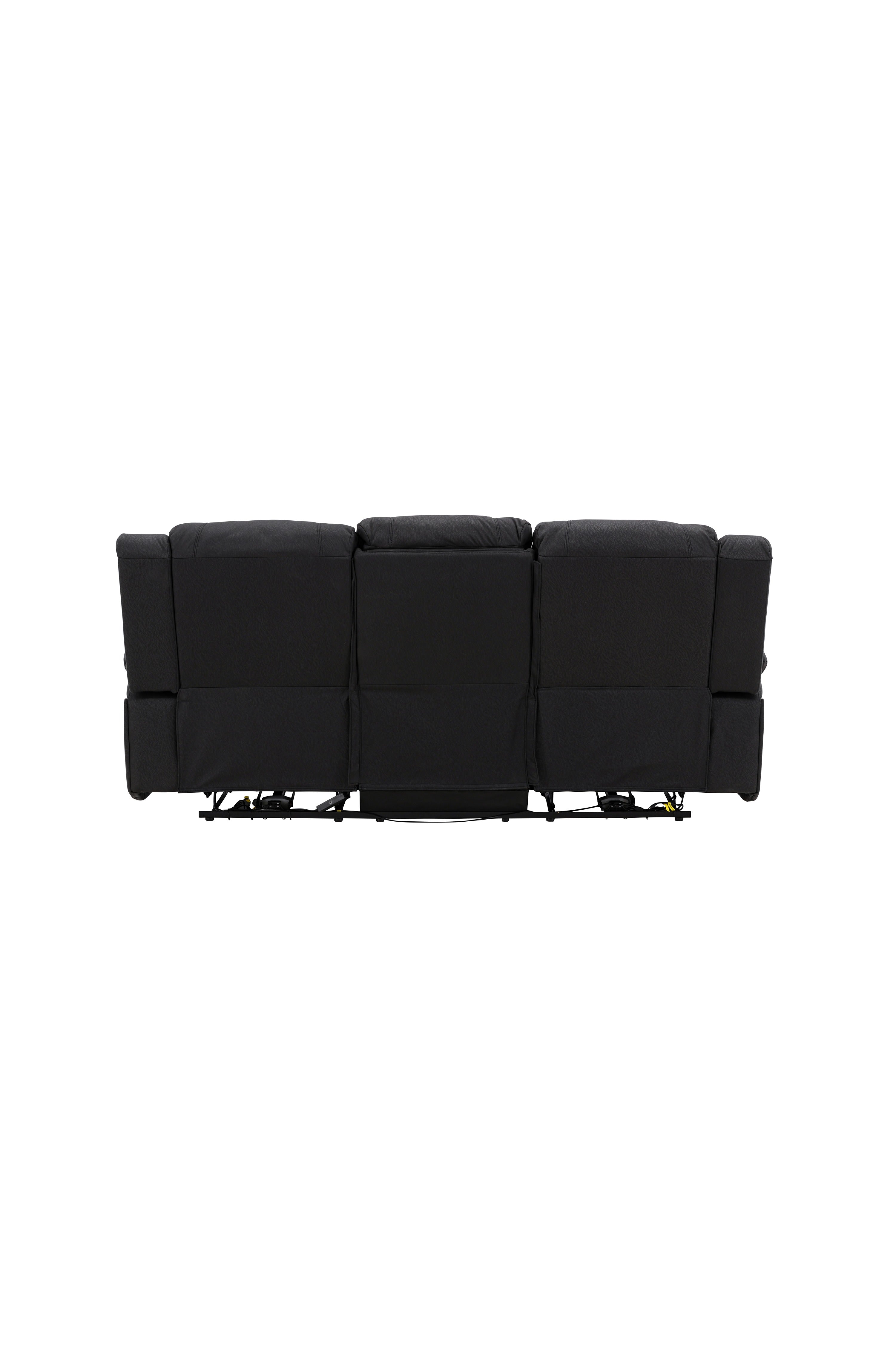 Singapore Relaxsessel Sofa in Schwarz präsentiert im Onlineshop von KAQTU Design AG. 3er Sofa ist von Venture Home