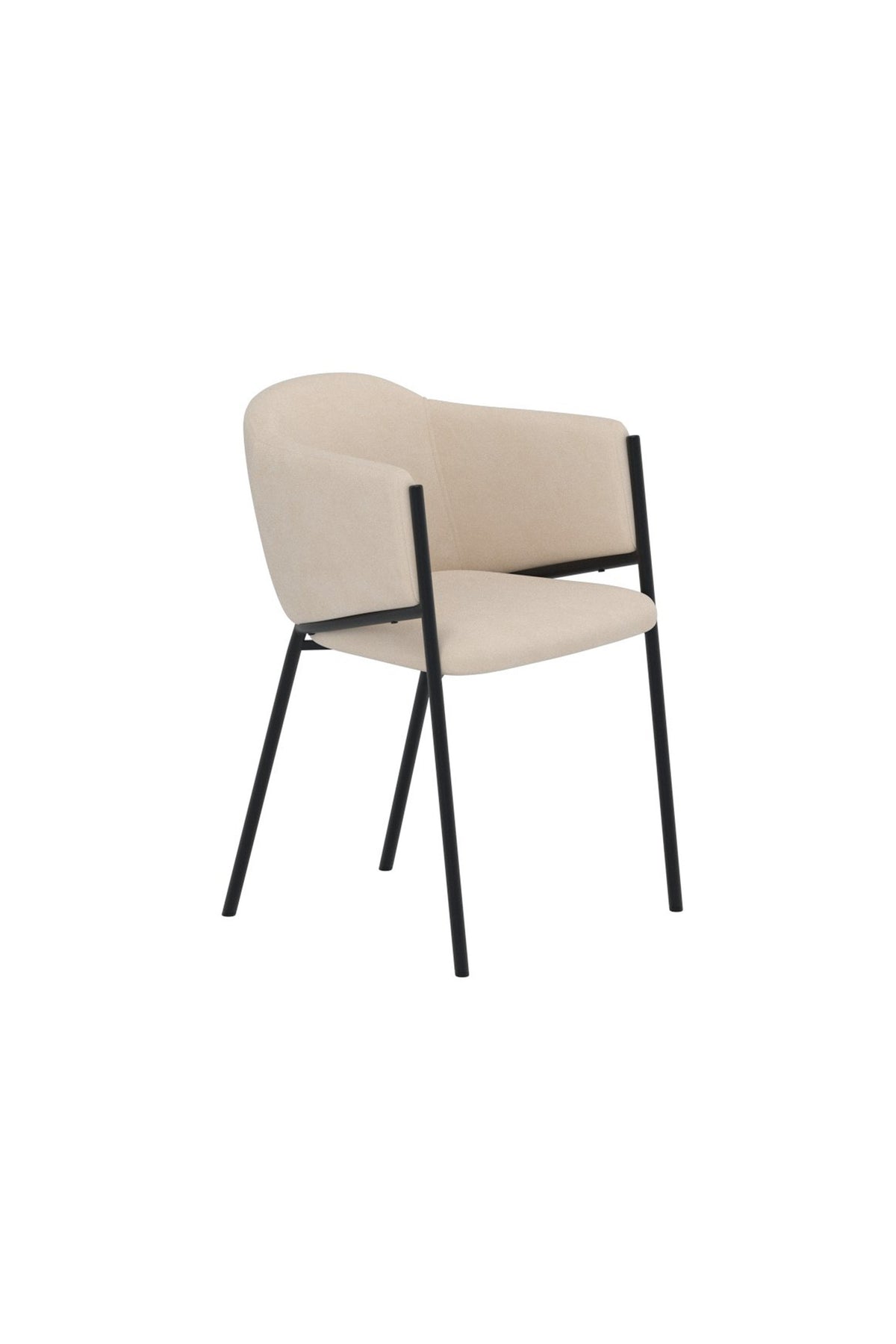 Evelina Esszimmerstuhl in Beige präsentiert im Onlineshop von KAQTU Design AG. Stuhl ist von Venture Home