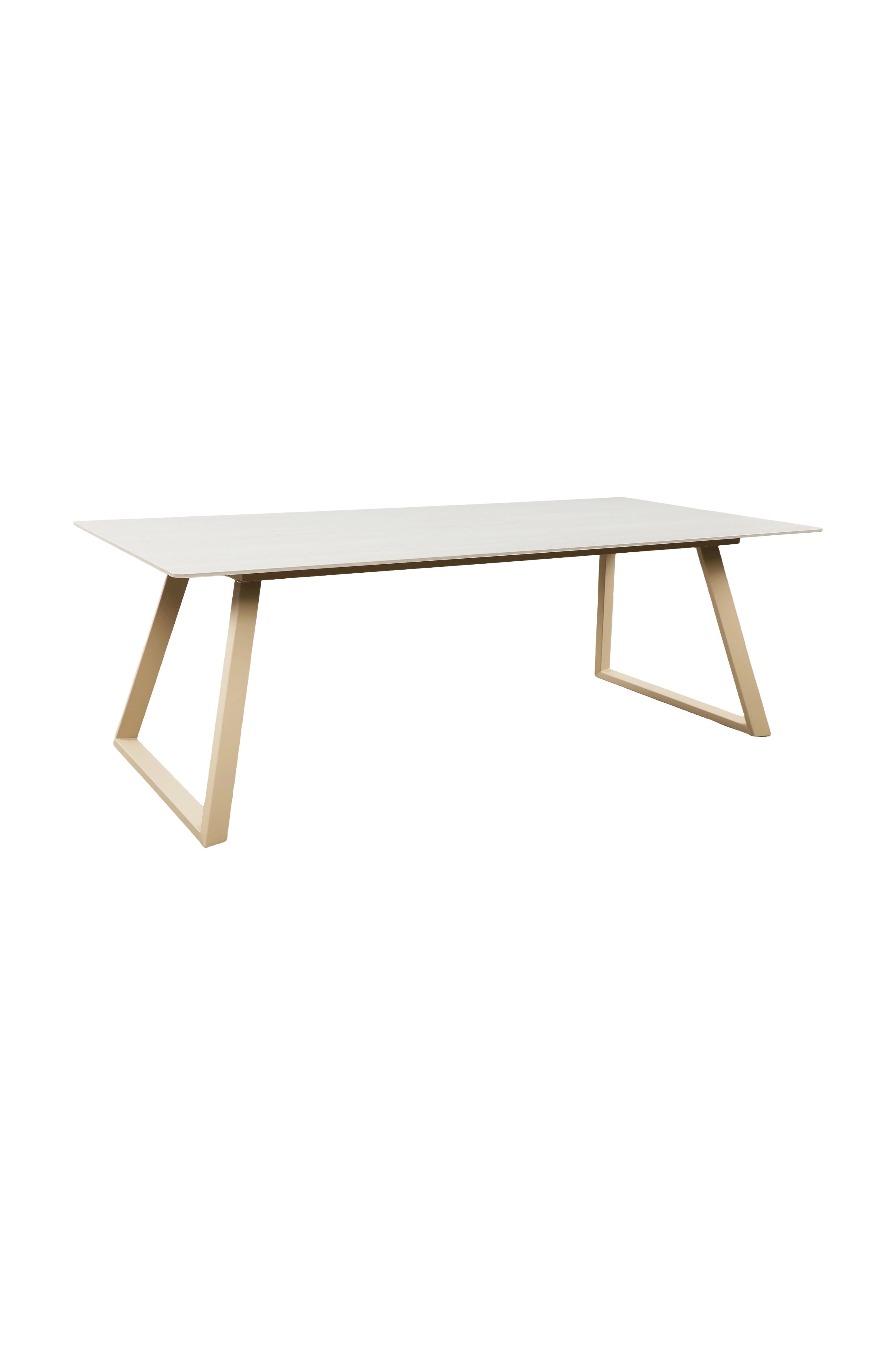 Estelle Rechteckiger Esstisch in Beige präsentiert im Onlineshop von KAQTU Design AG. Gartentisch ist von Venture Home