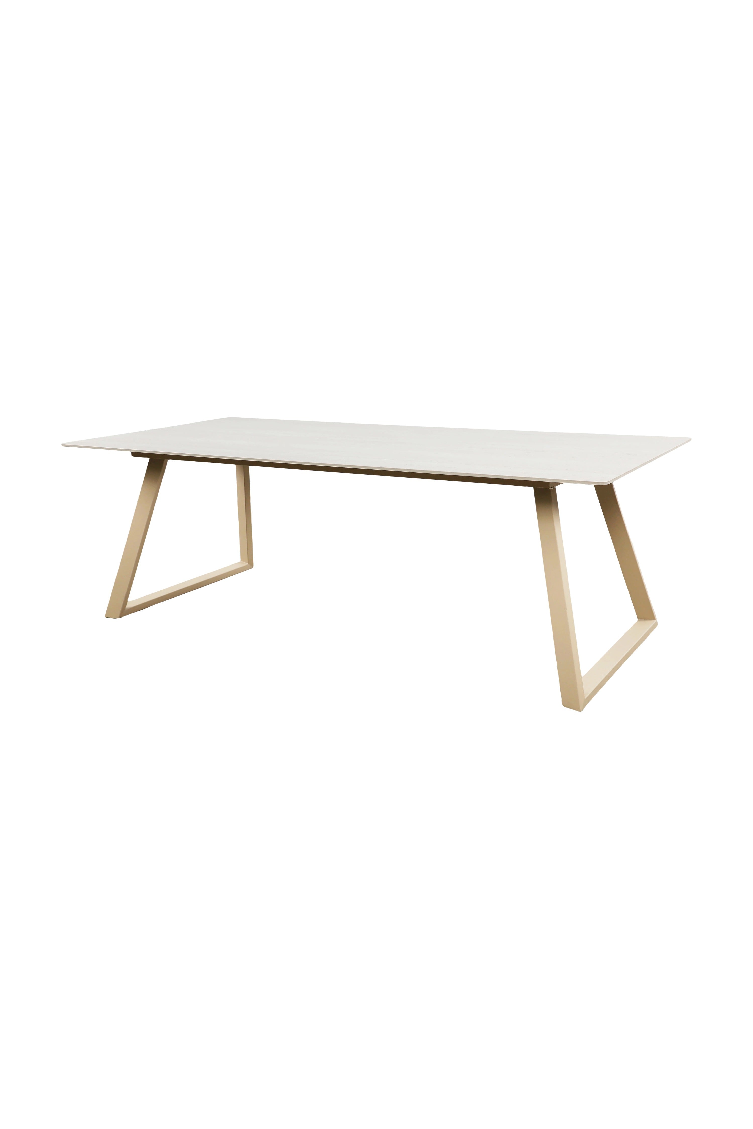 Estelle Rechteckiger Esstisch in Beige präsentiert im Onlineshop von KAQTU Design AG. Gartentisch ist von Venture Home
