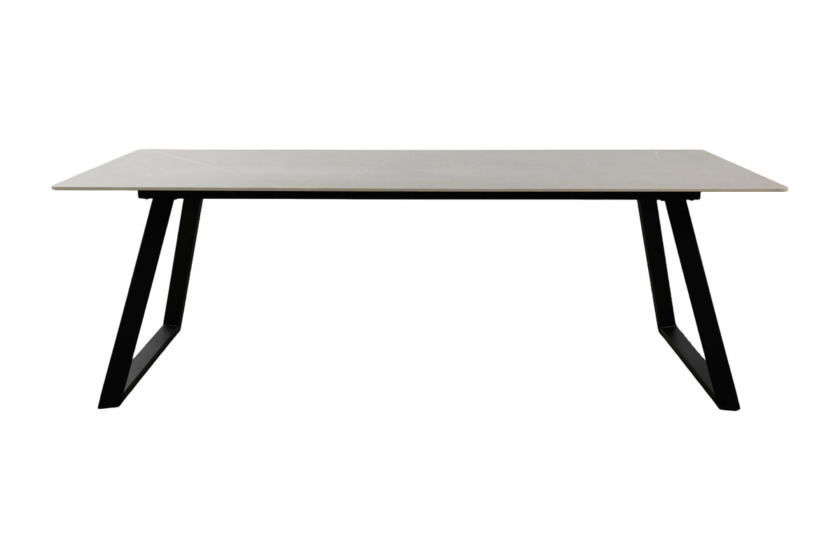 Estelle Rechteckiger Esstisch in Dunkelgrau präsentiert im Onlineshop von KAQTU Design AG. Esstisch ist von Venture Home