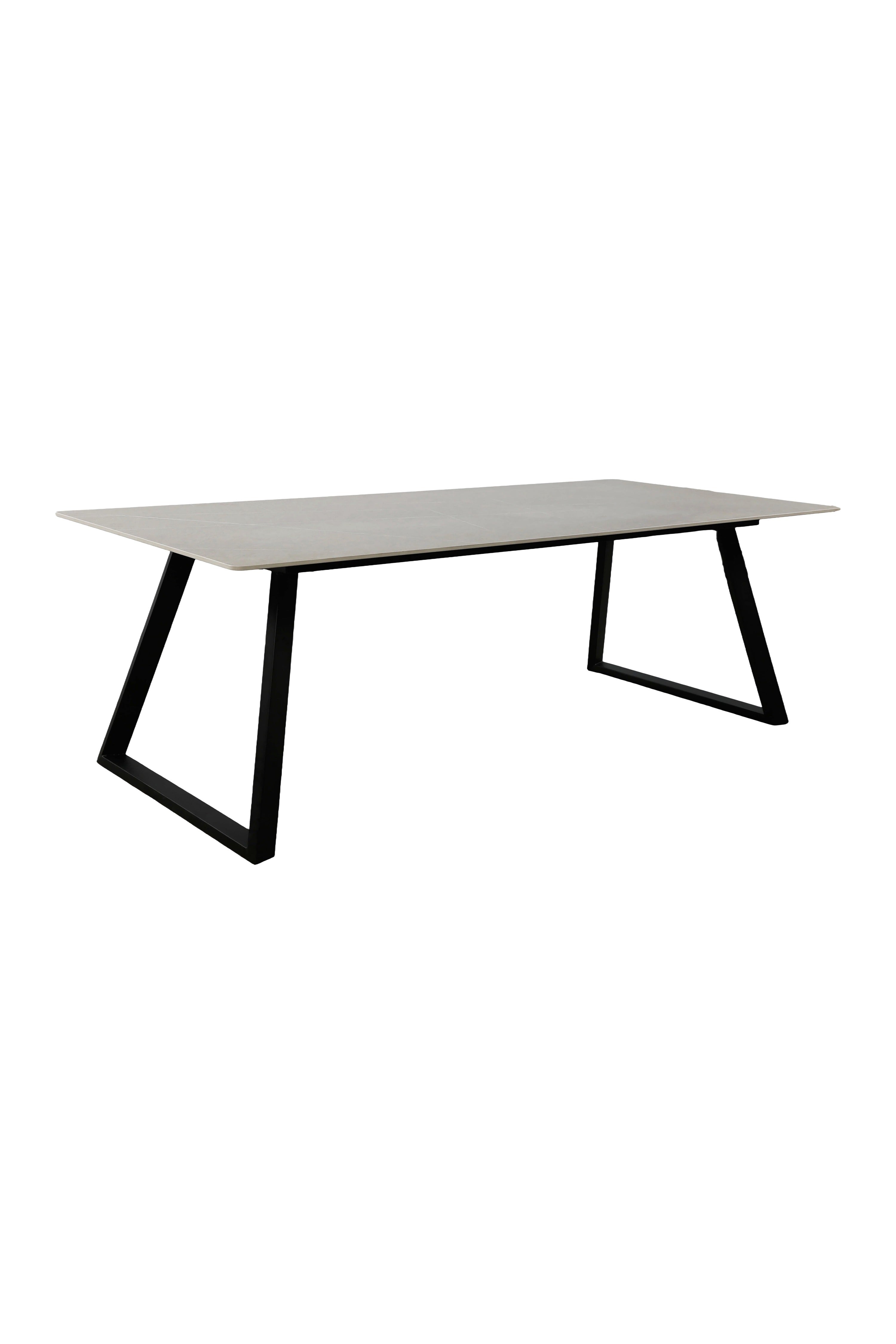 Estelle Rechteckiger Esstisch in Dunkelgrau präsentiert im Onlineshop von KAQTU Design AG. Gartentisch ist von Venture Home