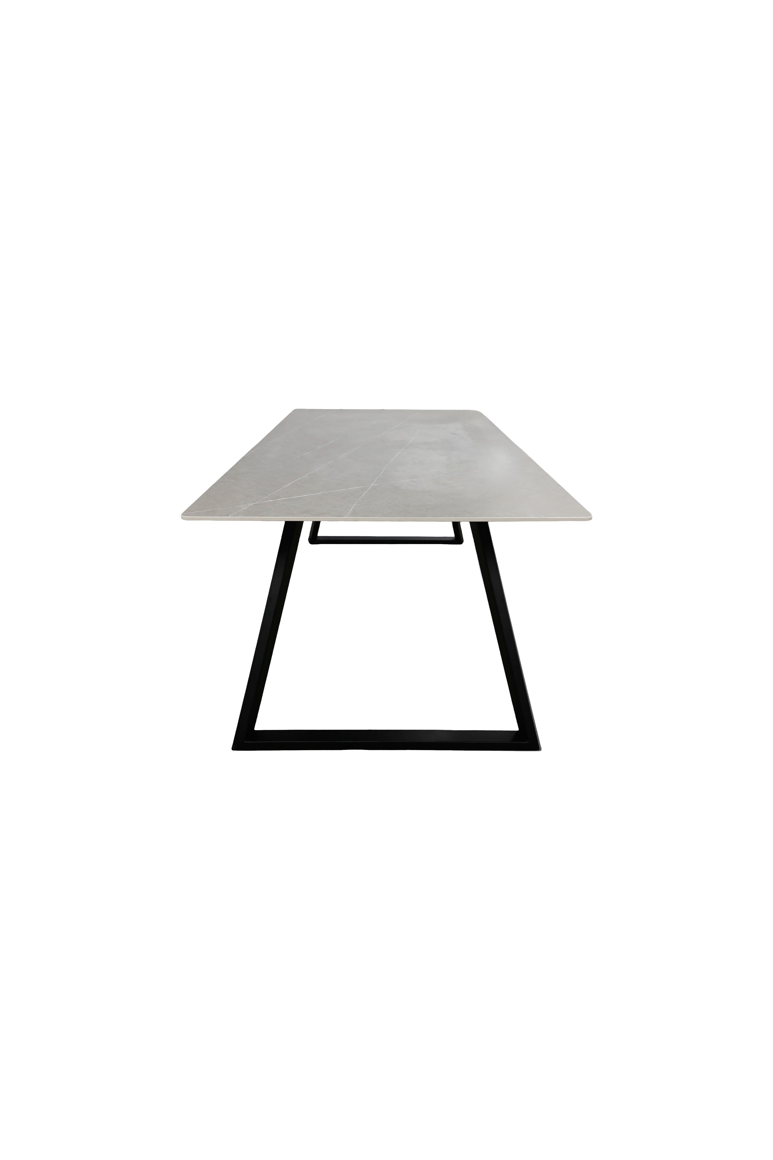 Estelle Rechteckiger Esstisch in Dunkelgrau präsentiert im Onlineshop von KAQTU Design AG. Gartentisch ist von Venture Home