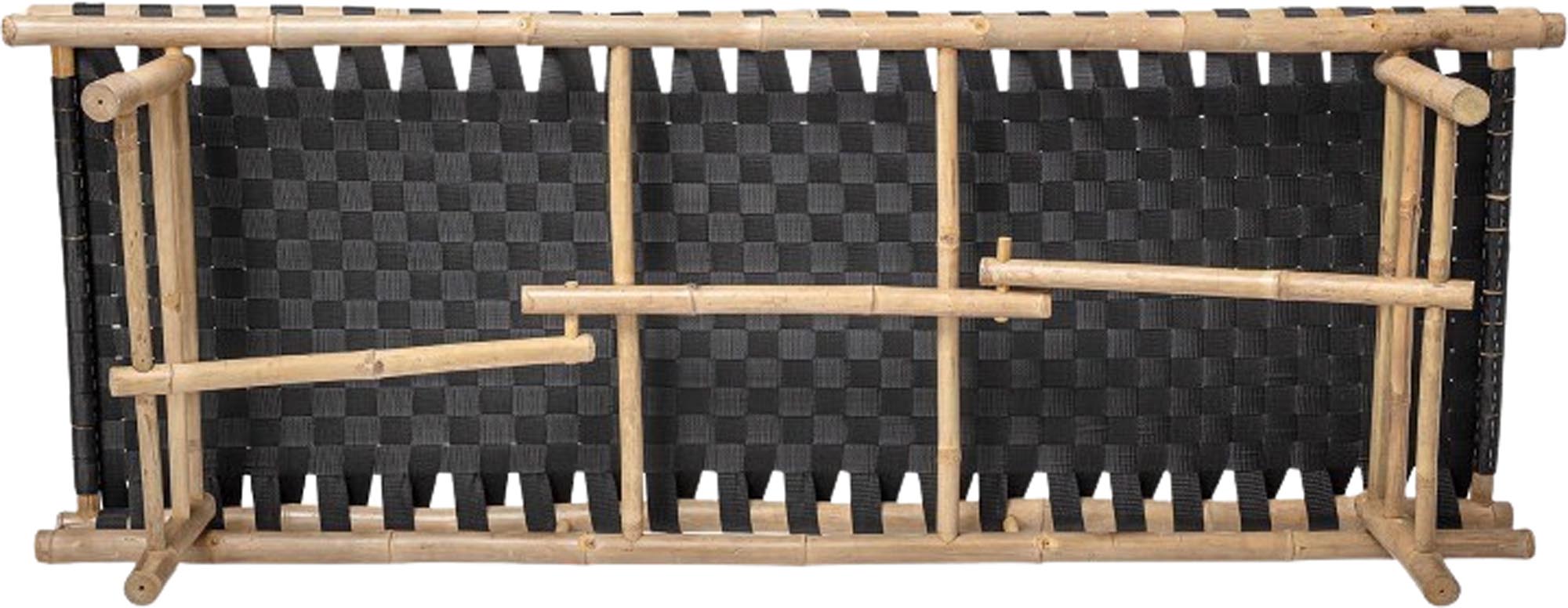 Vida daybed, Schwarz, bamboo