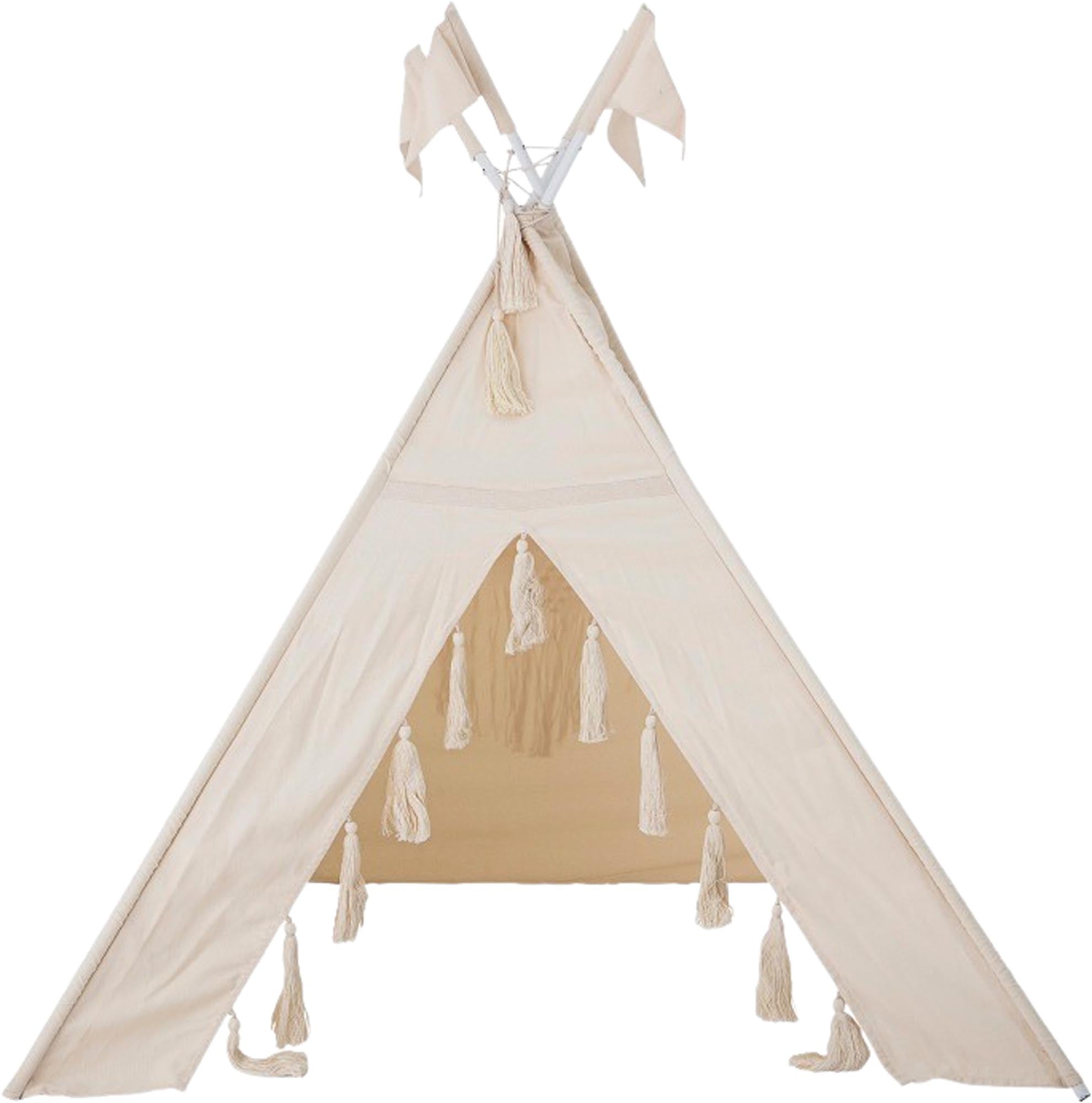 Fardin Kinder-Tipi, Natur, Baumwolle - KAQTU Design