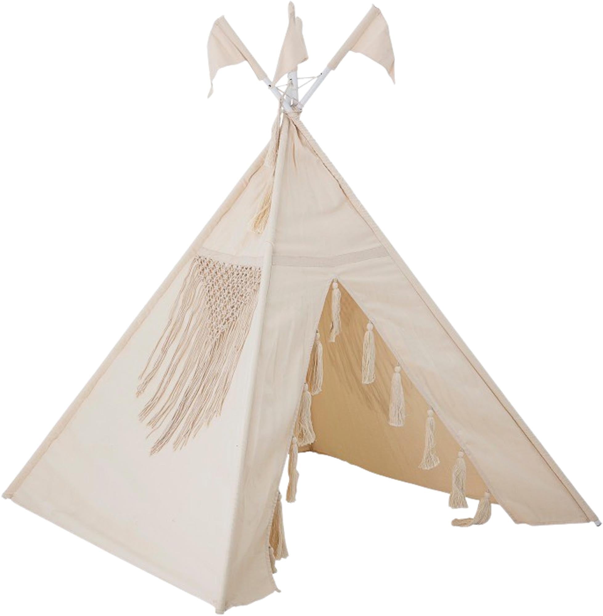 Fardin Kinder-Tipi, Natur, Baumwolle - KAQTU Design