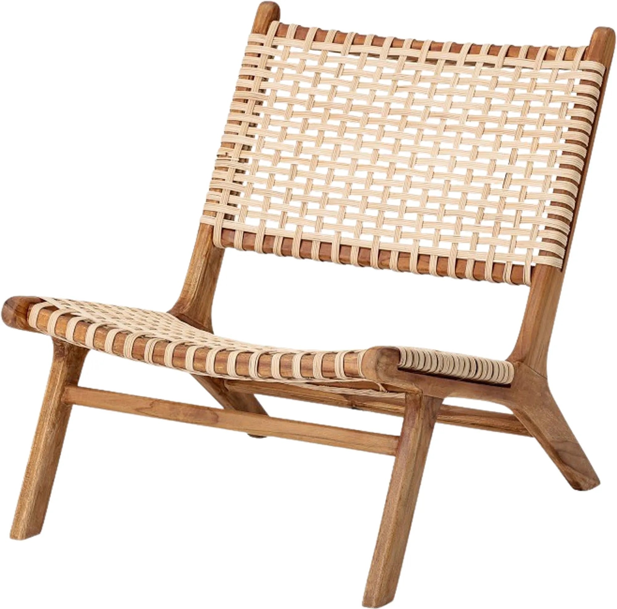 Keila Loungesessel, Natur, Teakholz, Sessel, KAQTU Design