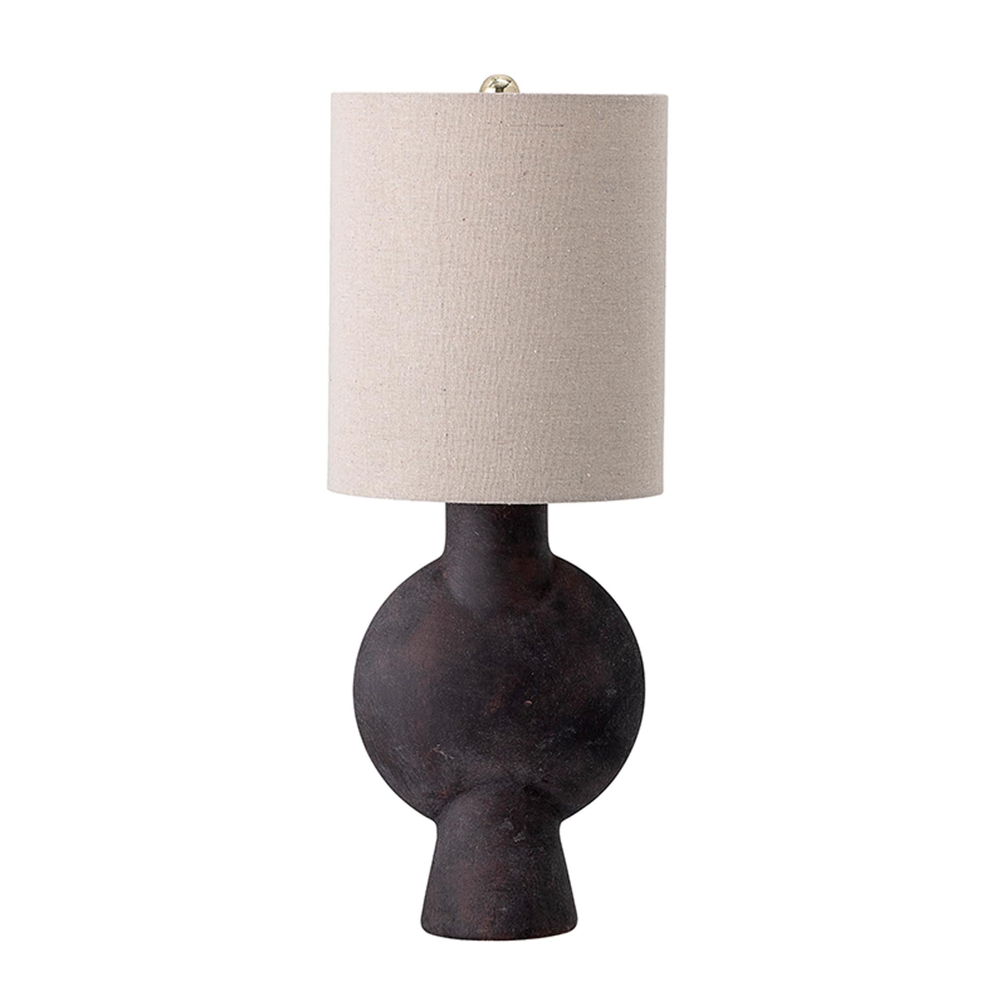 Sergio Tischlampe, Braun, Terrakotta