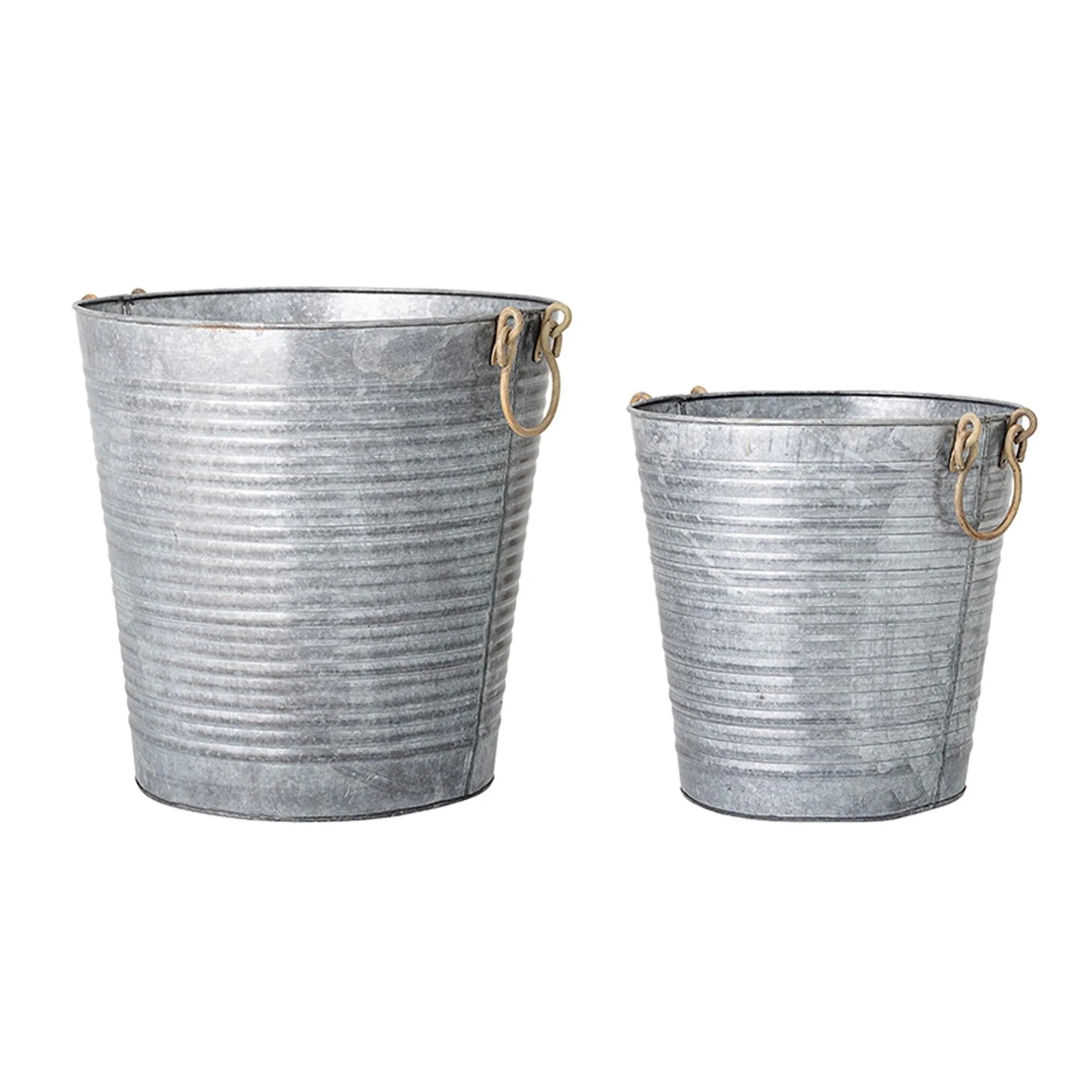 Evar Flowerpot, Grey, Metal, Blumentopf, KAQTU Design