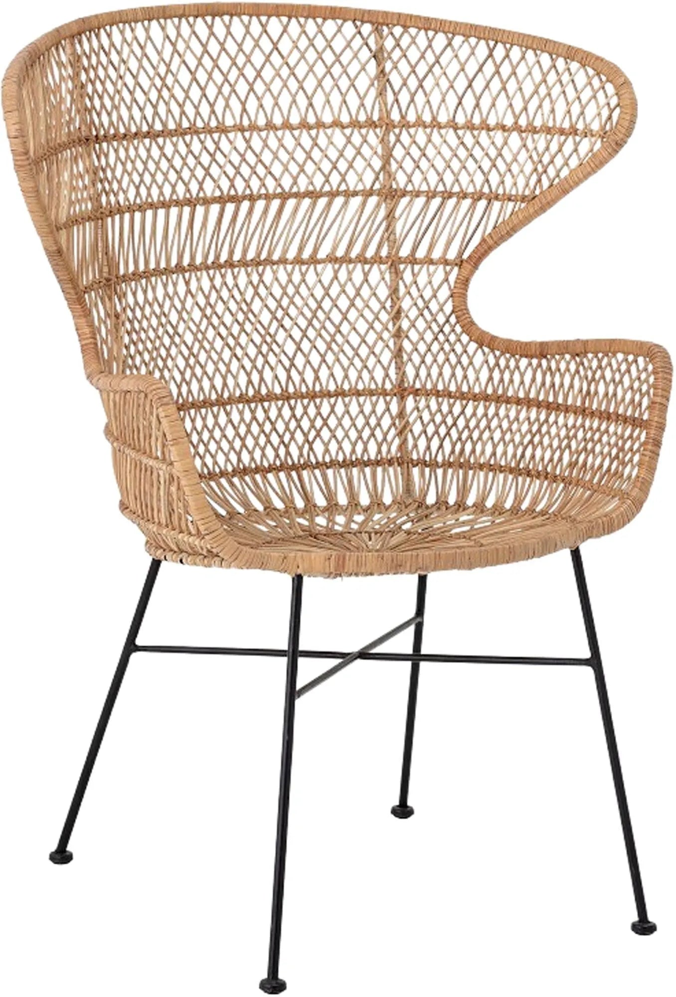 Oudon Loungesessel, Natur, Rattan, Sessel, KAQTU Design