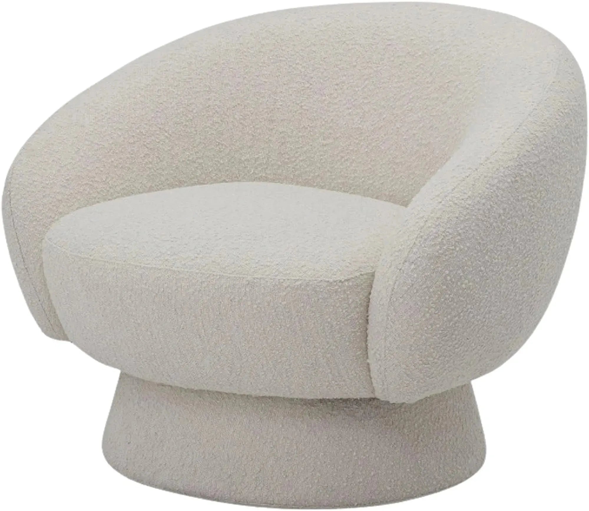 Ted Loungesessel, Weiá, Polyester, Sessel, KAQTU Design