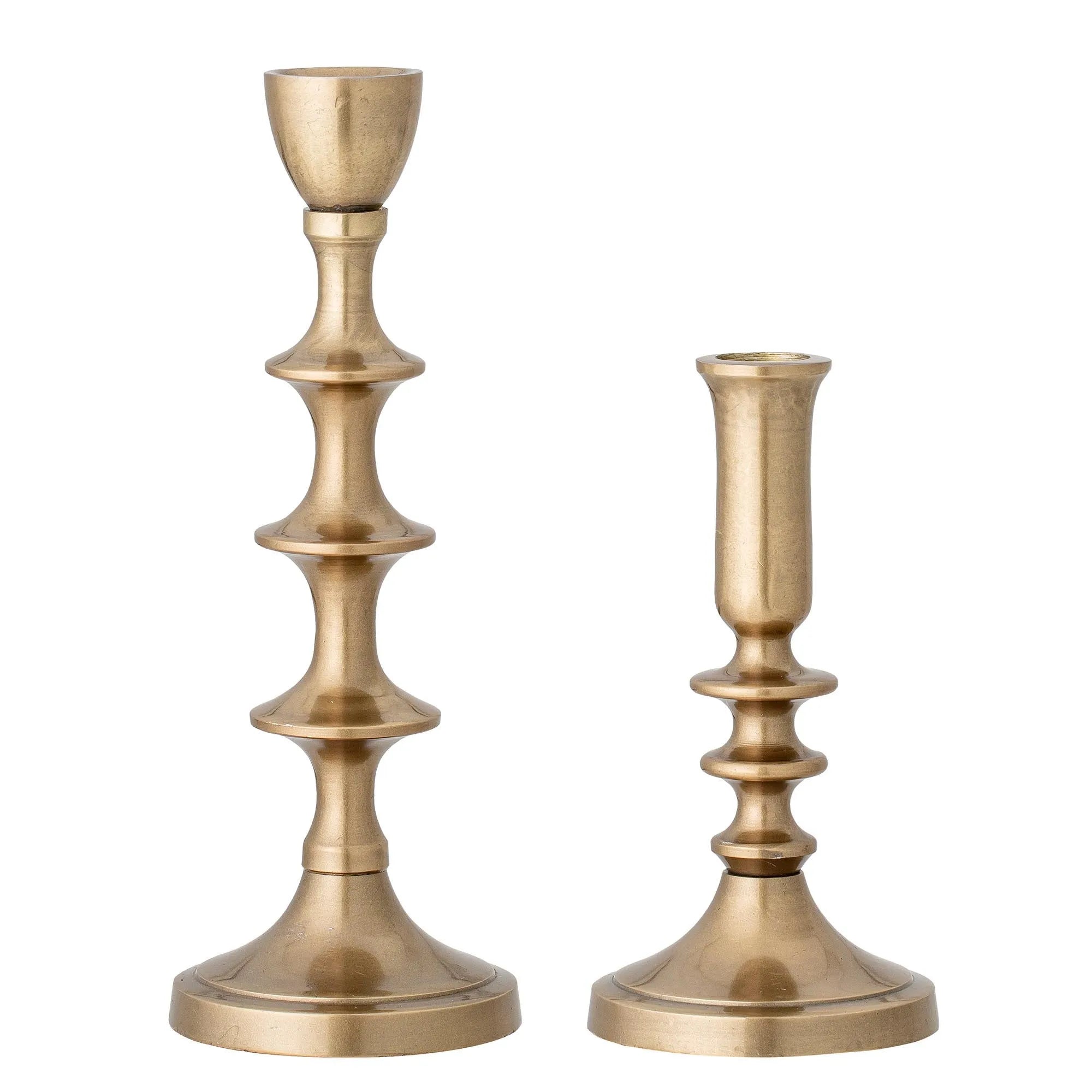 Elisa Candlestick, Gold, Aluminum