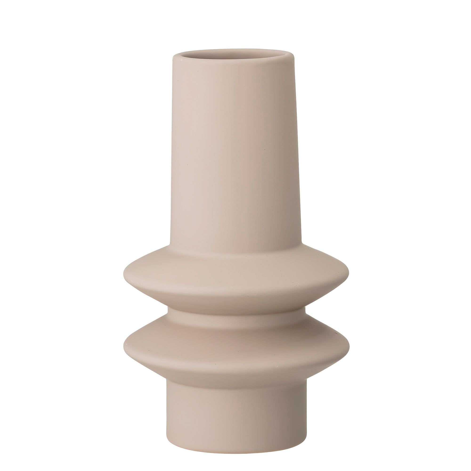Isold Vase, Natur, Steingut in Nature präsentiert im Onlineshop von KAQTU Design AG. Vase ist von Bloomingville