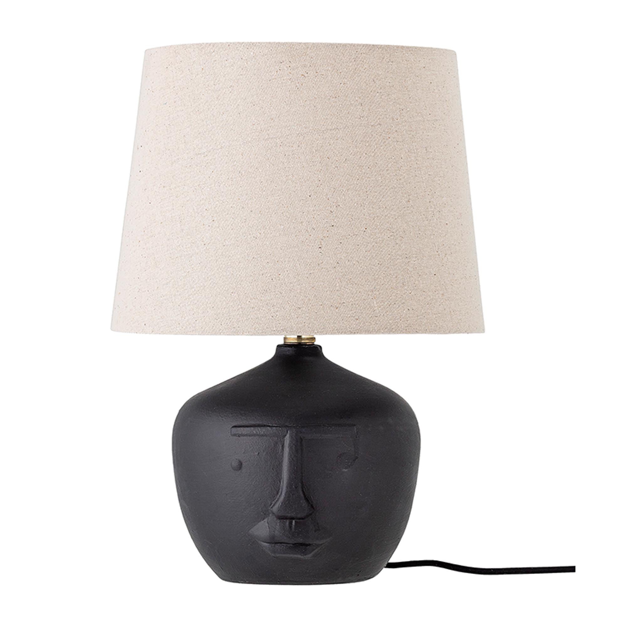 Matheo Tischlampe, Schwarz, Terrakotta