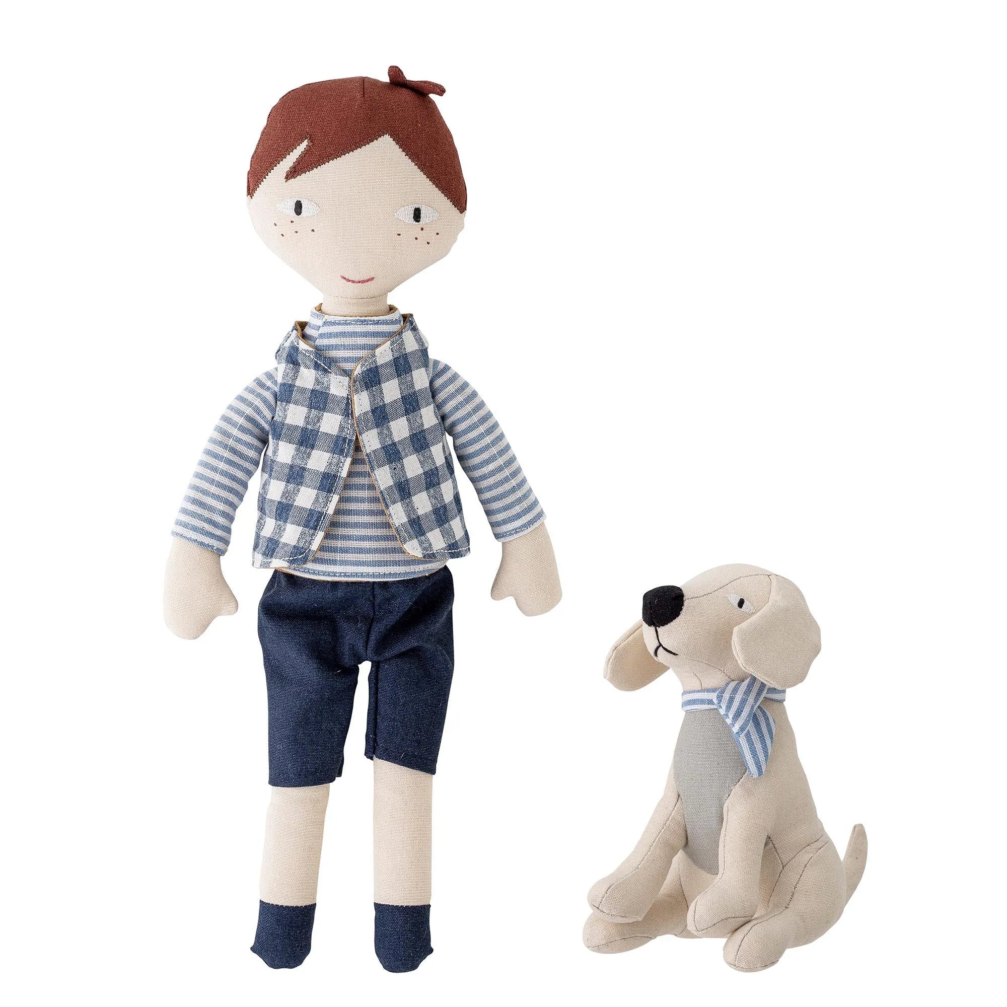 Hilbert Doll, Blau, Leinen